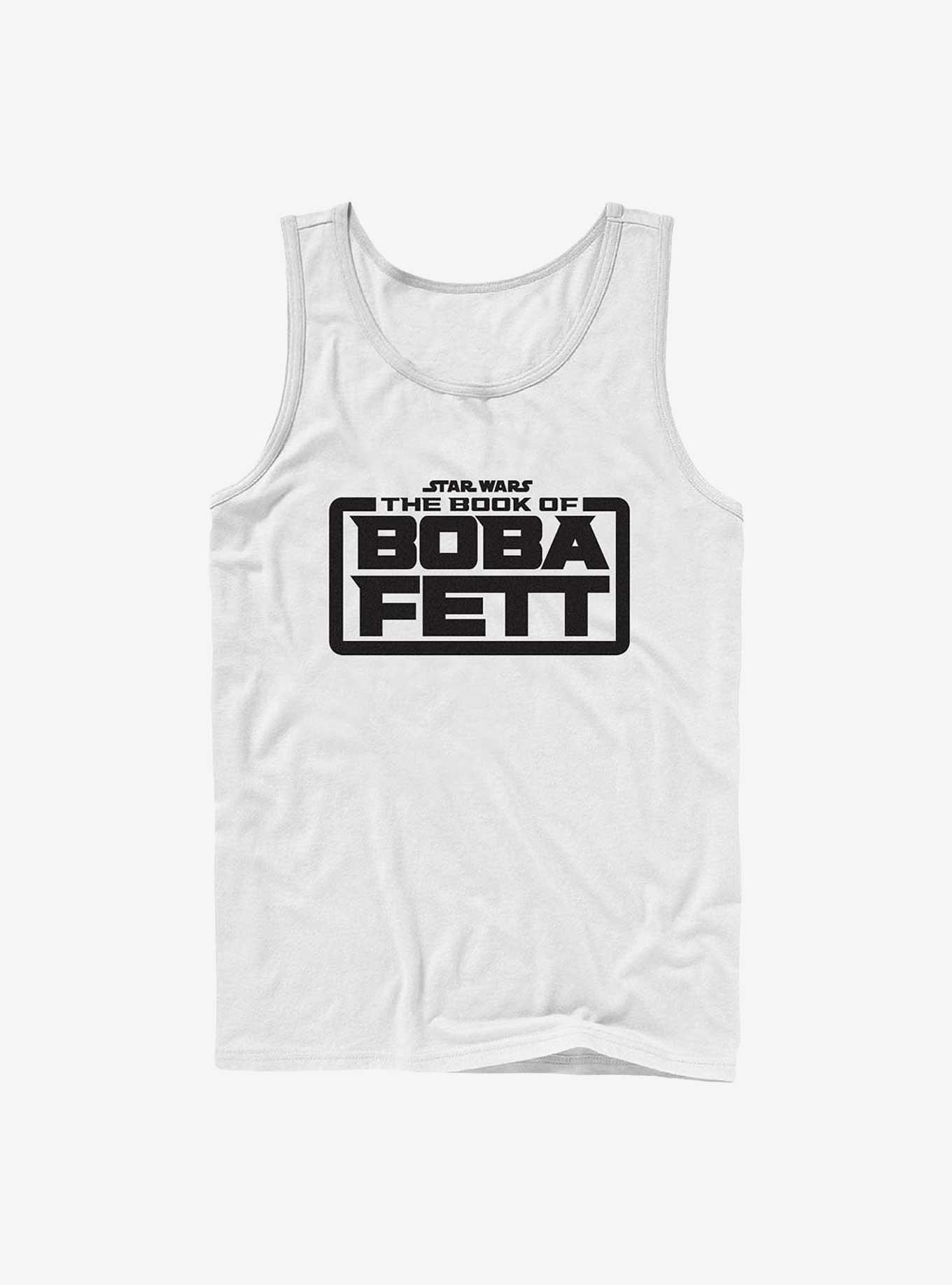 Star Wars The Book of Boba Fett - Basic Logo Tank, WHITE, hi-res