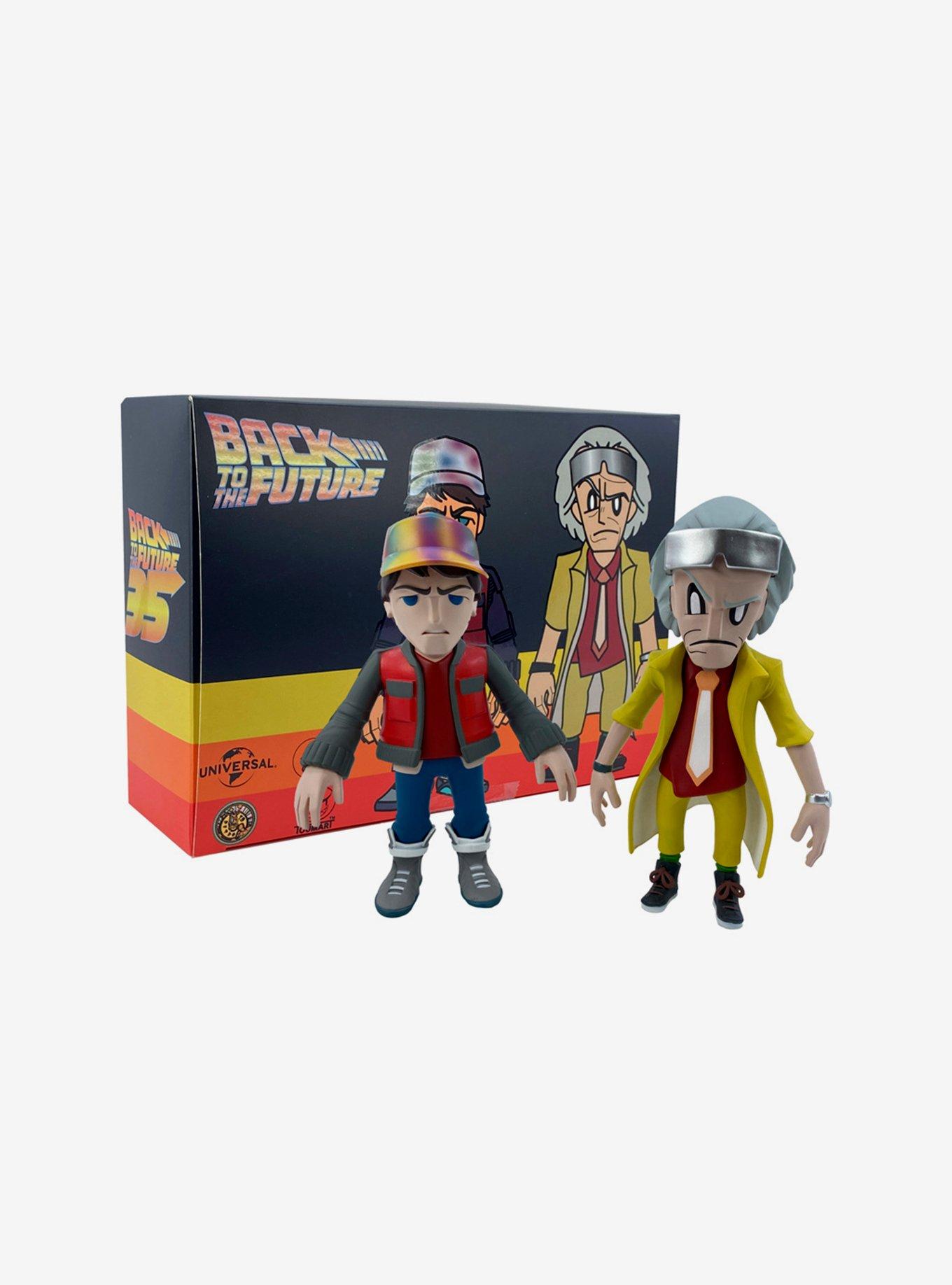 3DRetro Back to the Future Marty and Doc Vinyl Figure Set, , hi-res