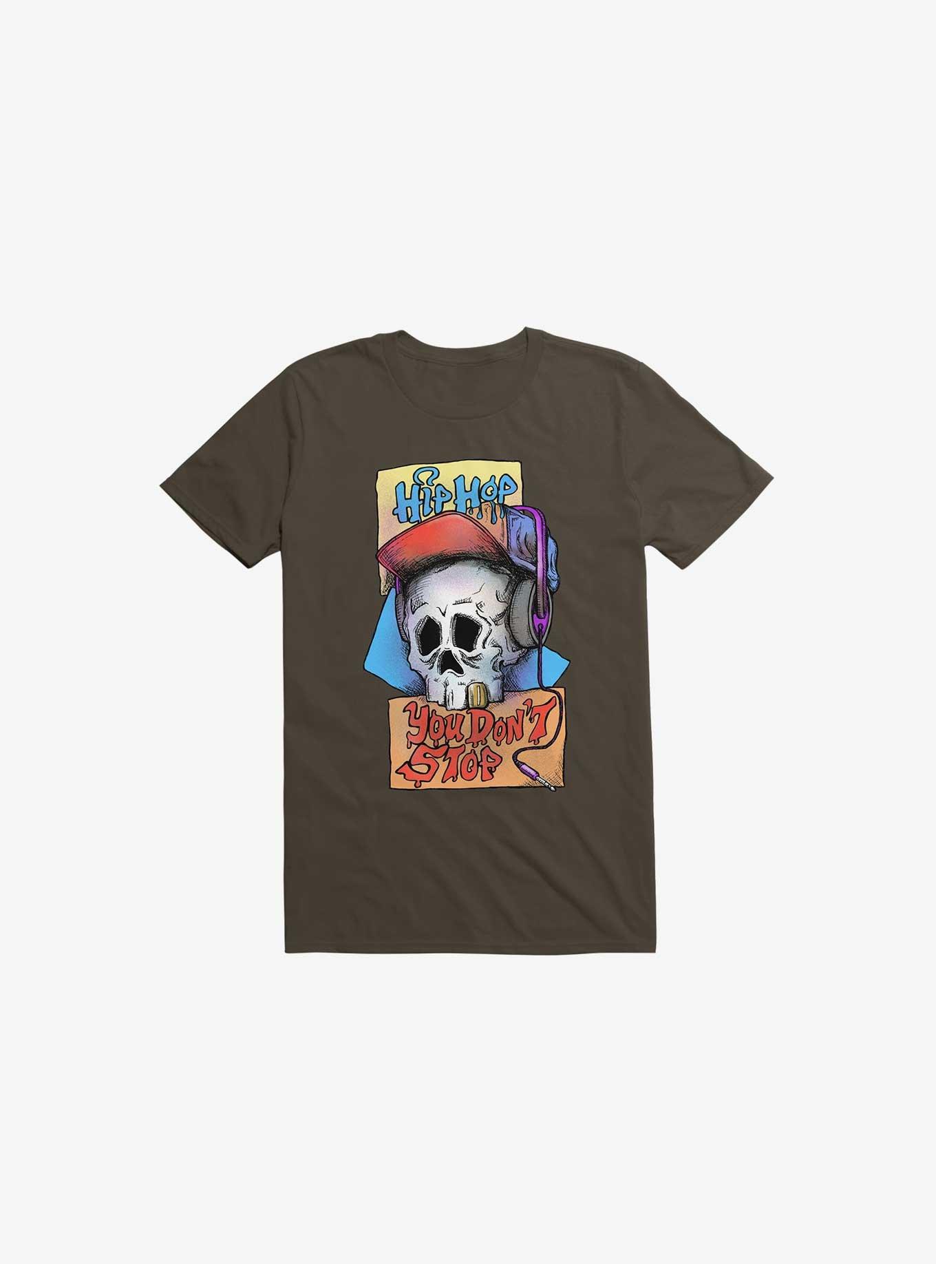 Hip Hop You Don't Stop T-Shirt, BROWN, hi-res
