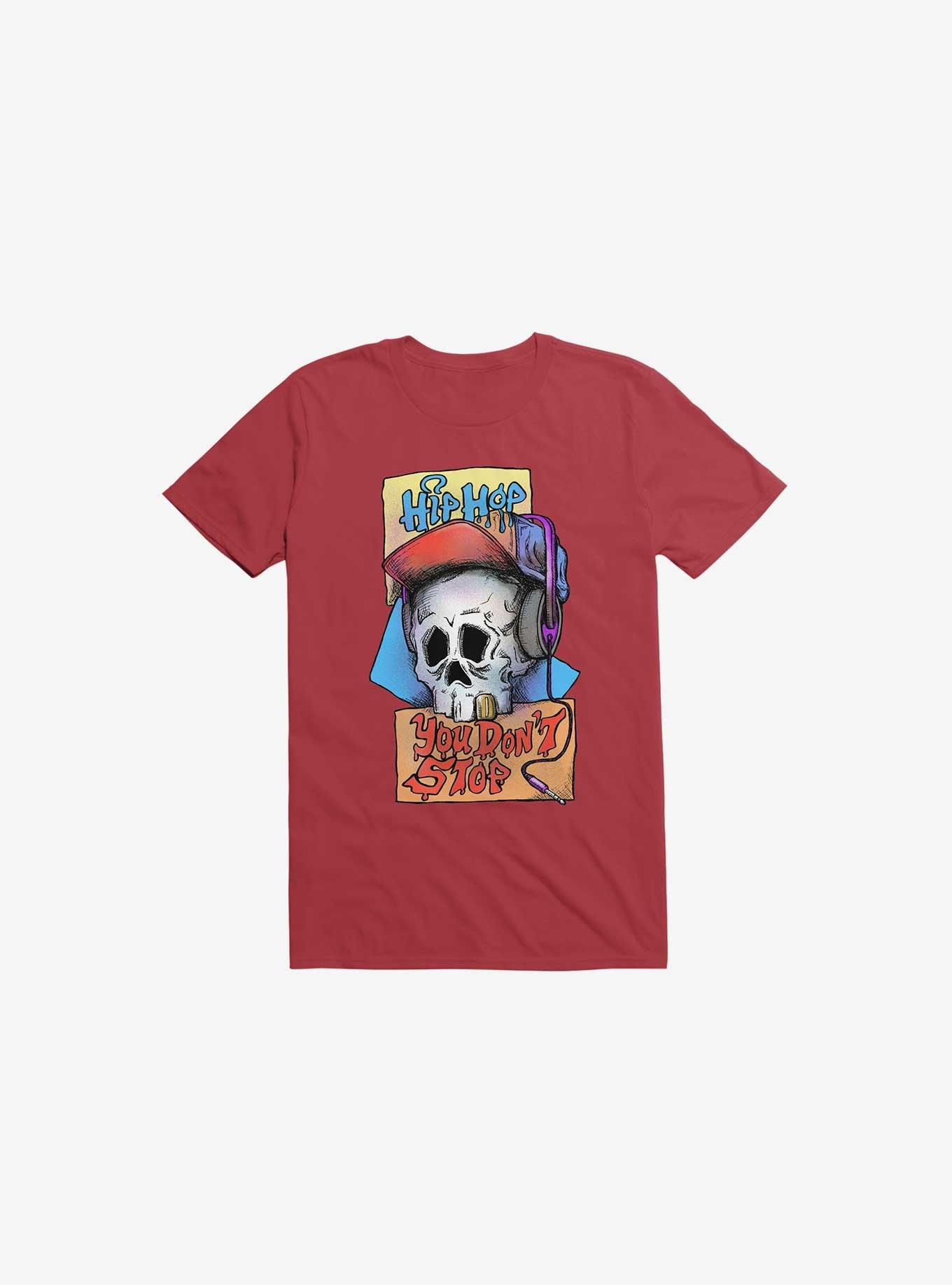 Hip Hop You Don't Stop T-Shirt, RED, hi-res