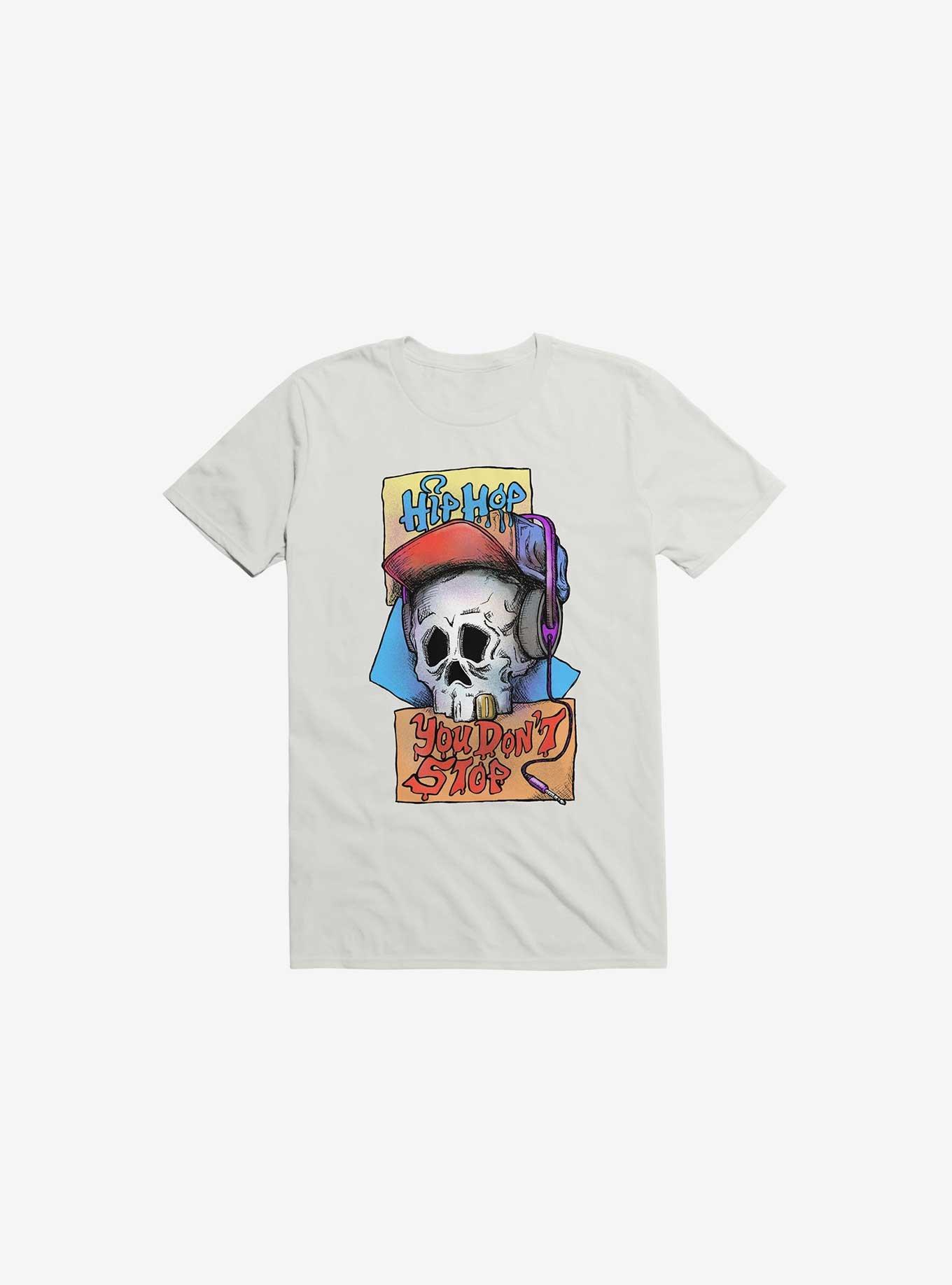 Hip Hop You Don't Stop T-Shirt, WHITE, hi-res