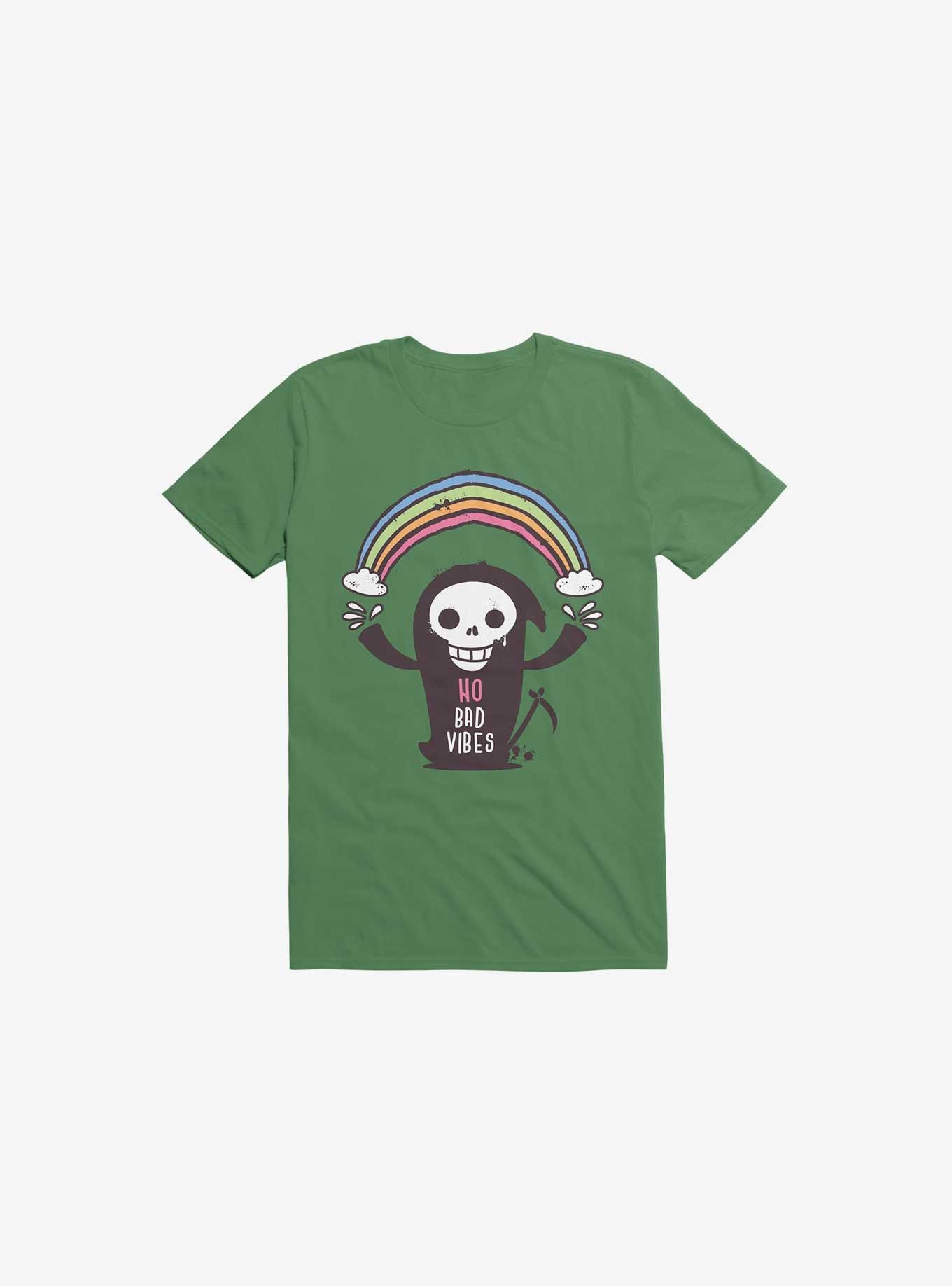 No Bad Vibes! T-Shirt, IRISH GREEN, hi-res