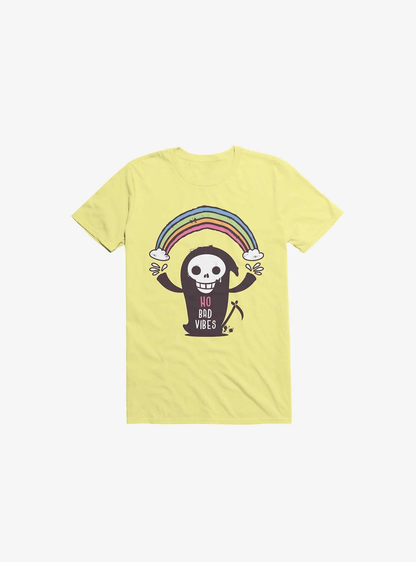 No Bad Vibes! T-Shirt, CORN SILK, hi-res