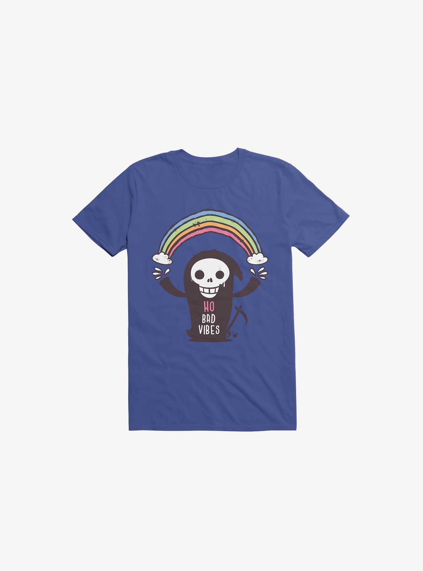 No Bad Vibes! T-Shirt, ROYAL, hi-res