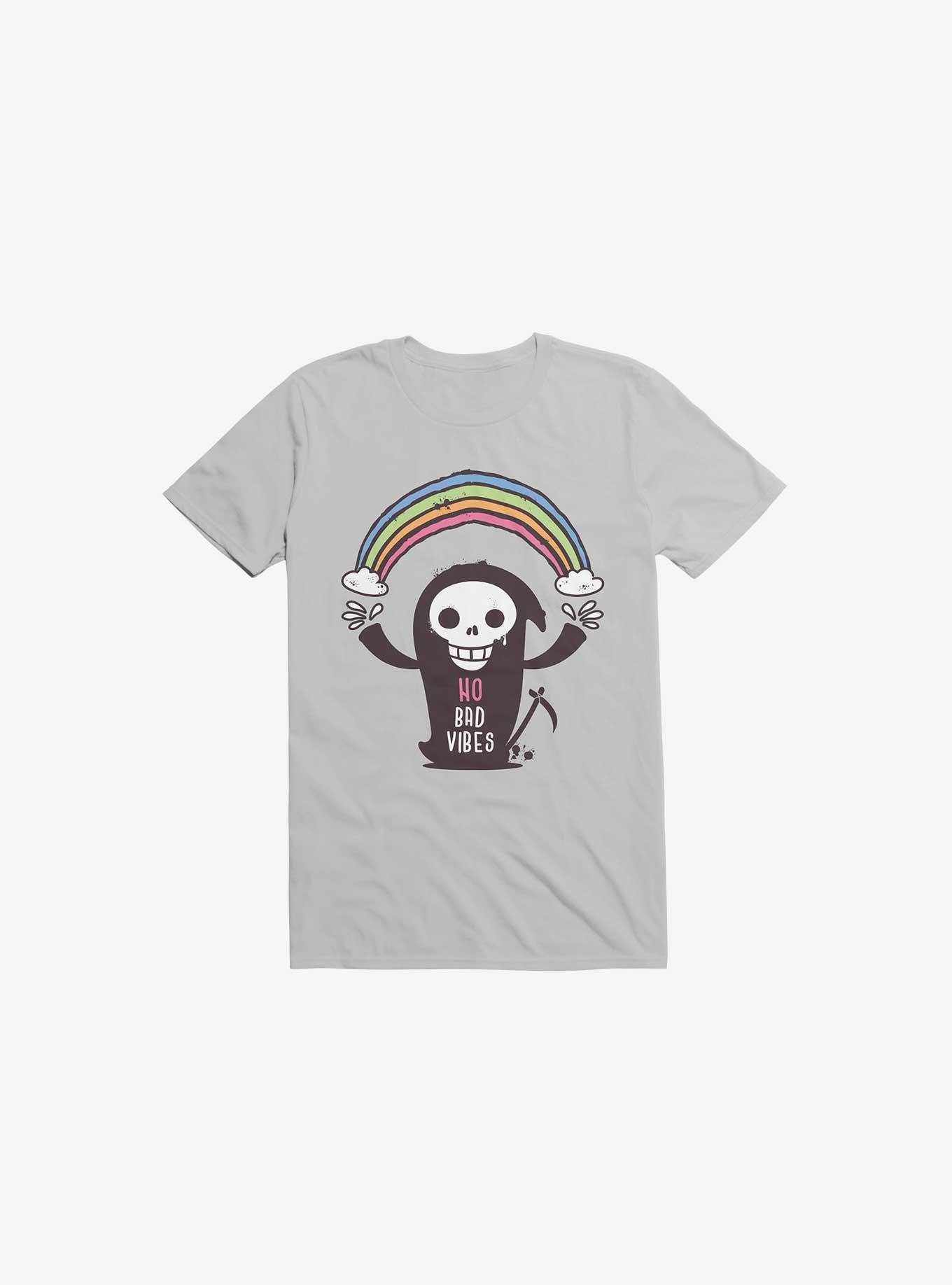 No Bad Vibes! T-Shirt, ICE GREY, hi-res