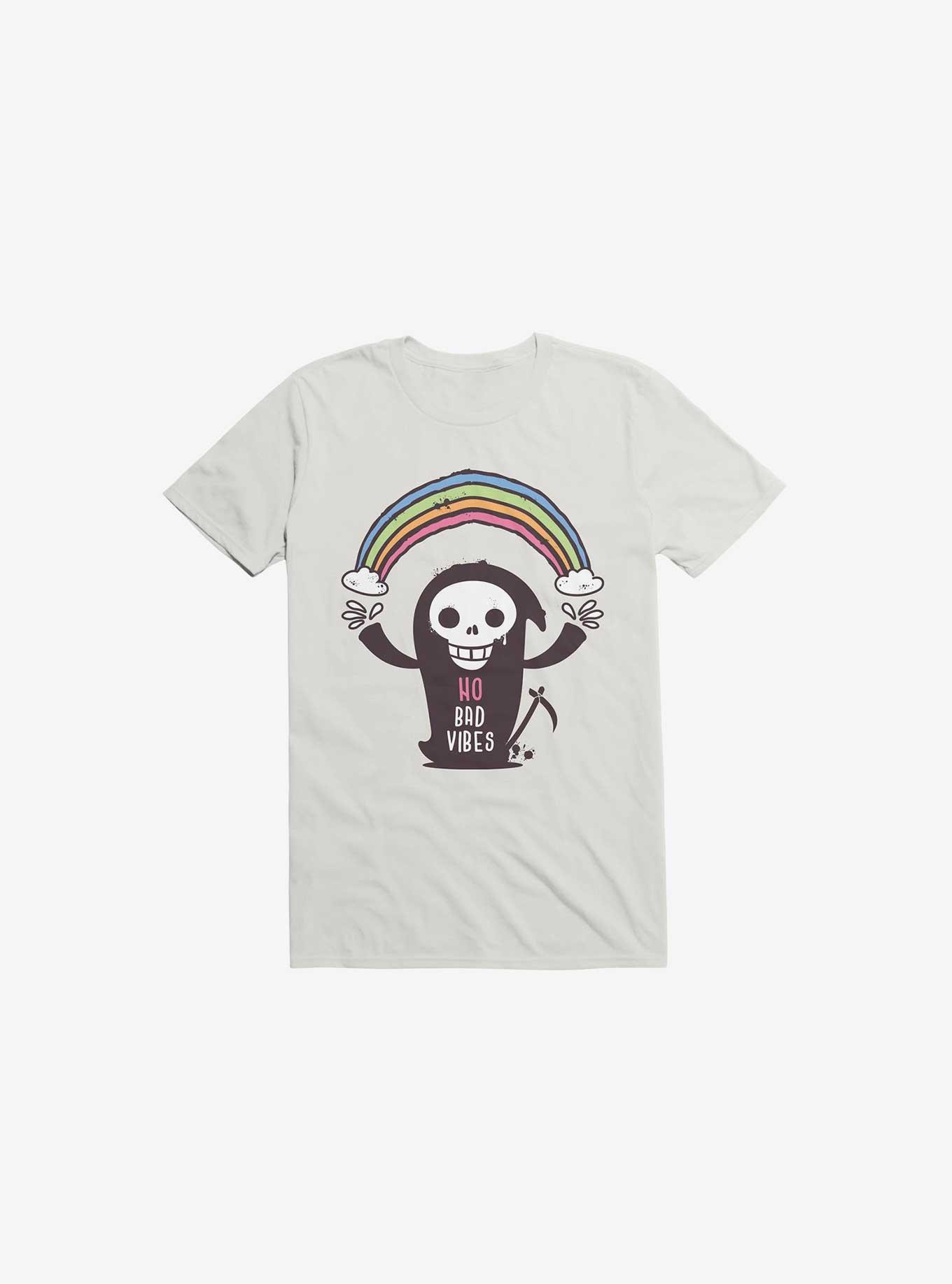 No Bad Vibes! T-Shirt, WHITE, hi-res