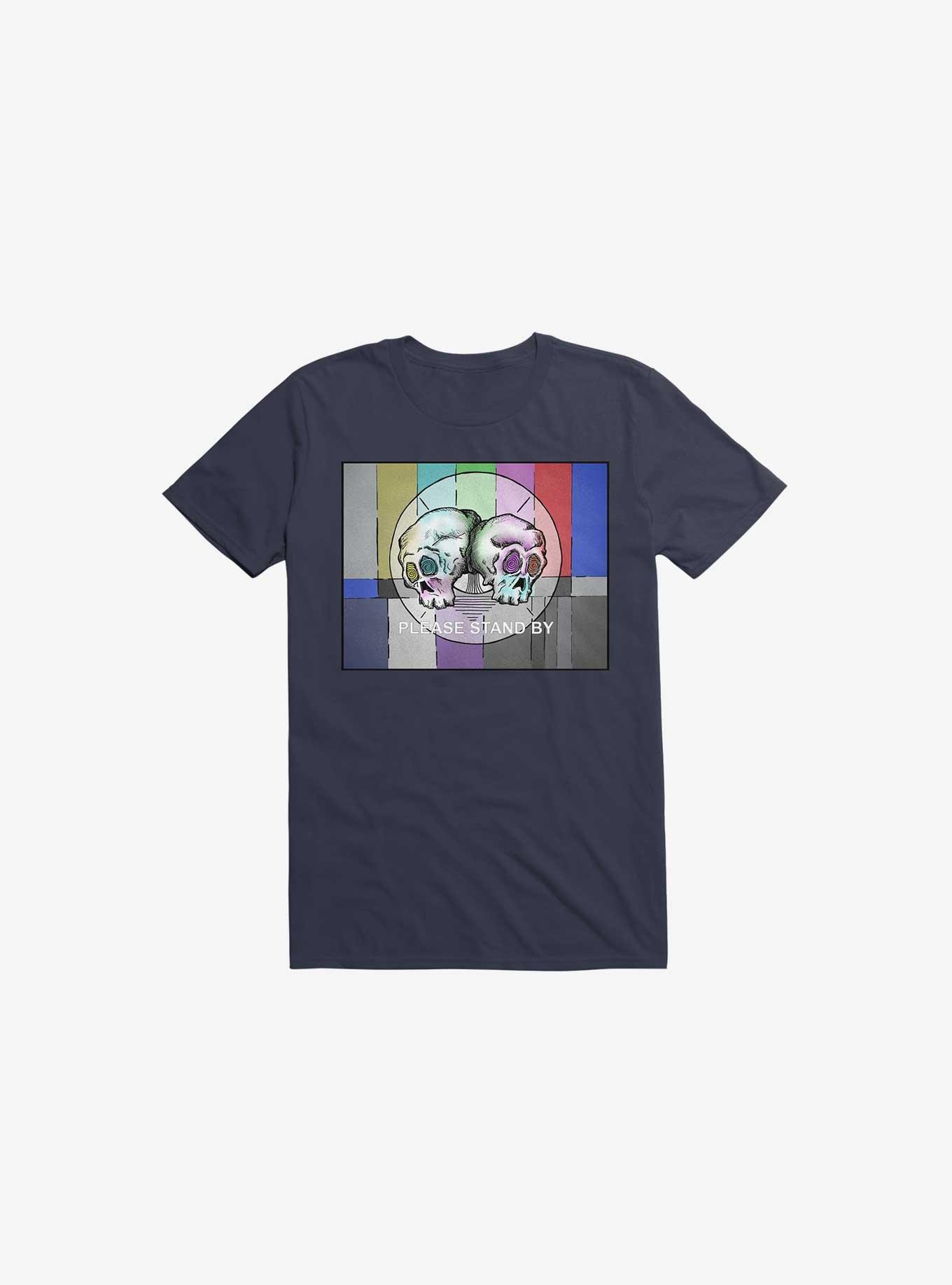 Please Stand By... T-Shirt, NAVY, hi-res