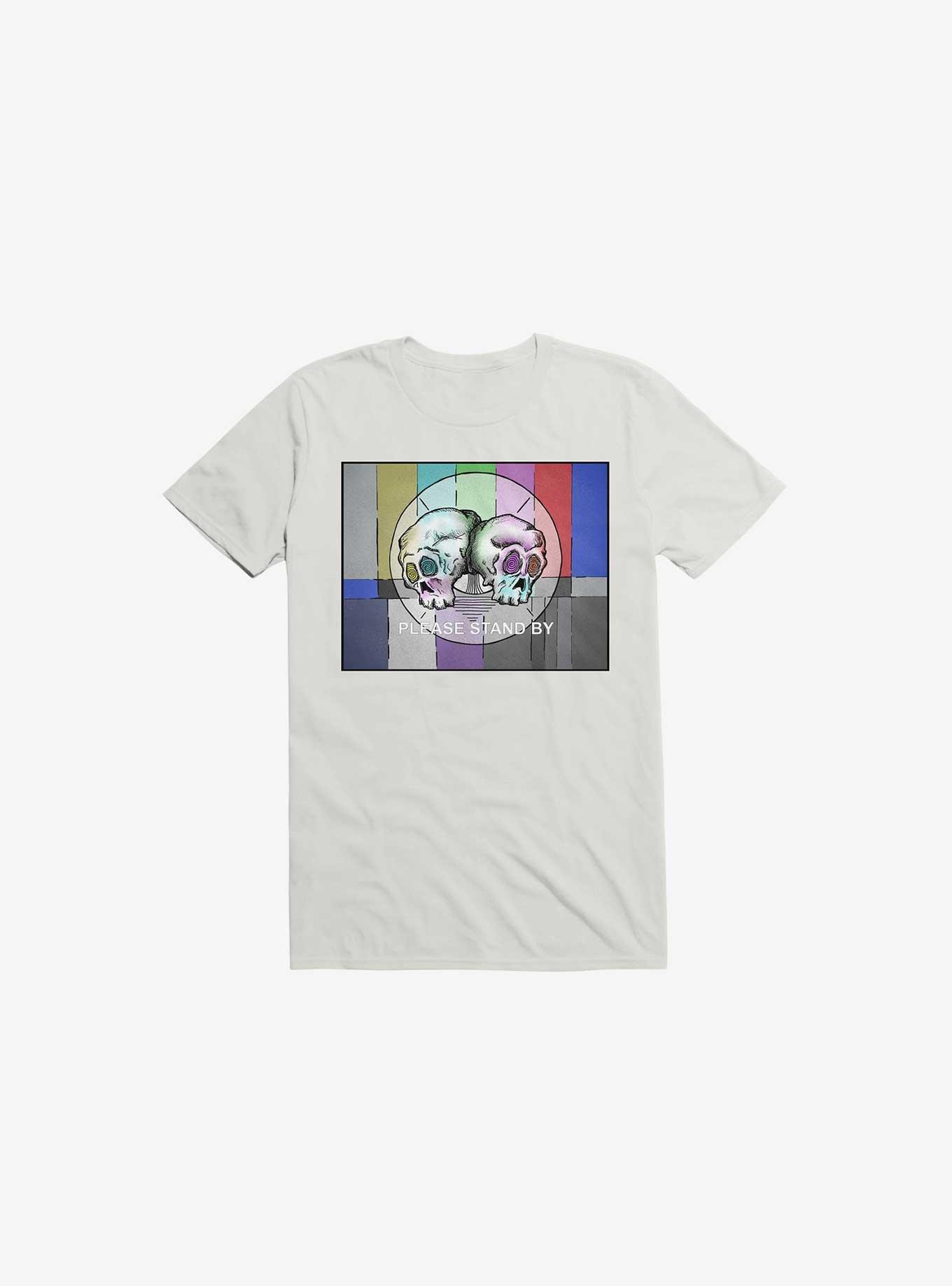 Please Stand By... T-Shirt, WHITE, hi-res