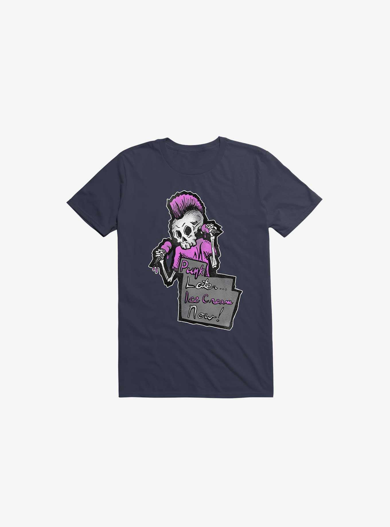 Punk Later, Ice Cream Now T-Shirt, , hi-res