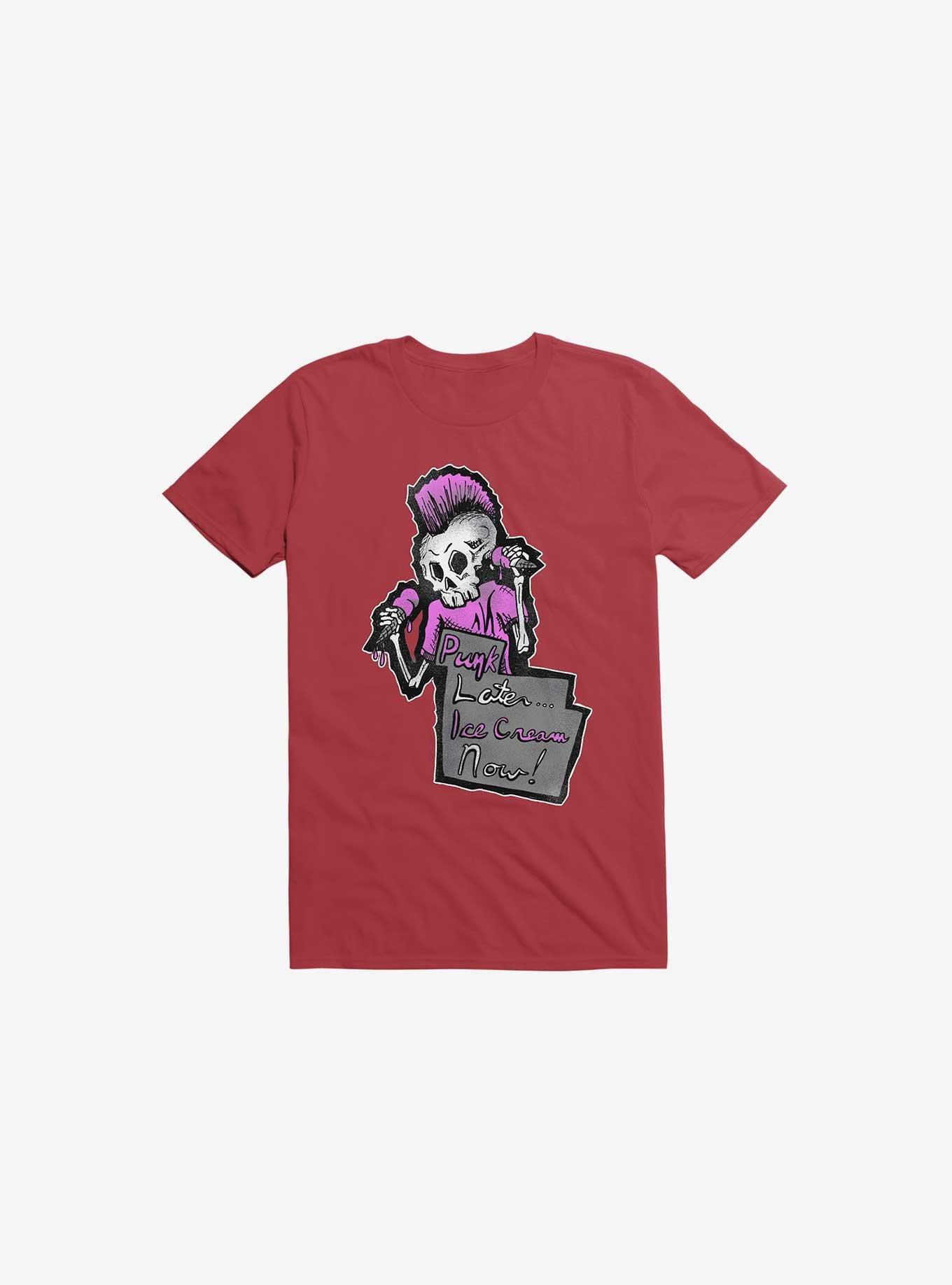 Punk Later, Ice Cream Now T-Shirt, , hi-res