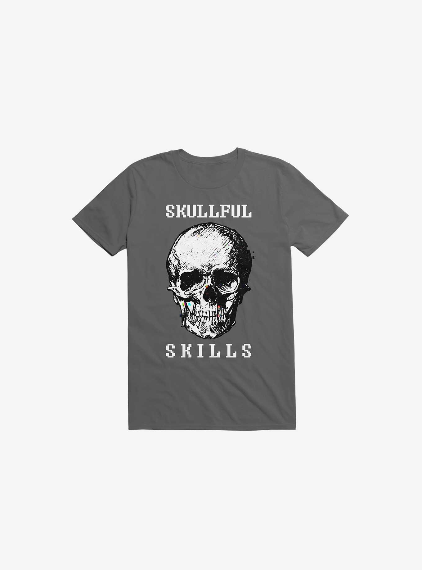 Skullful Skills T-Shirt, ASPHALT, hi-res