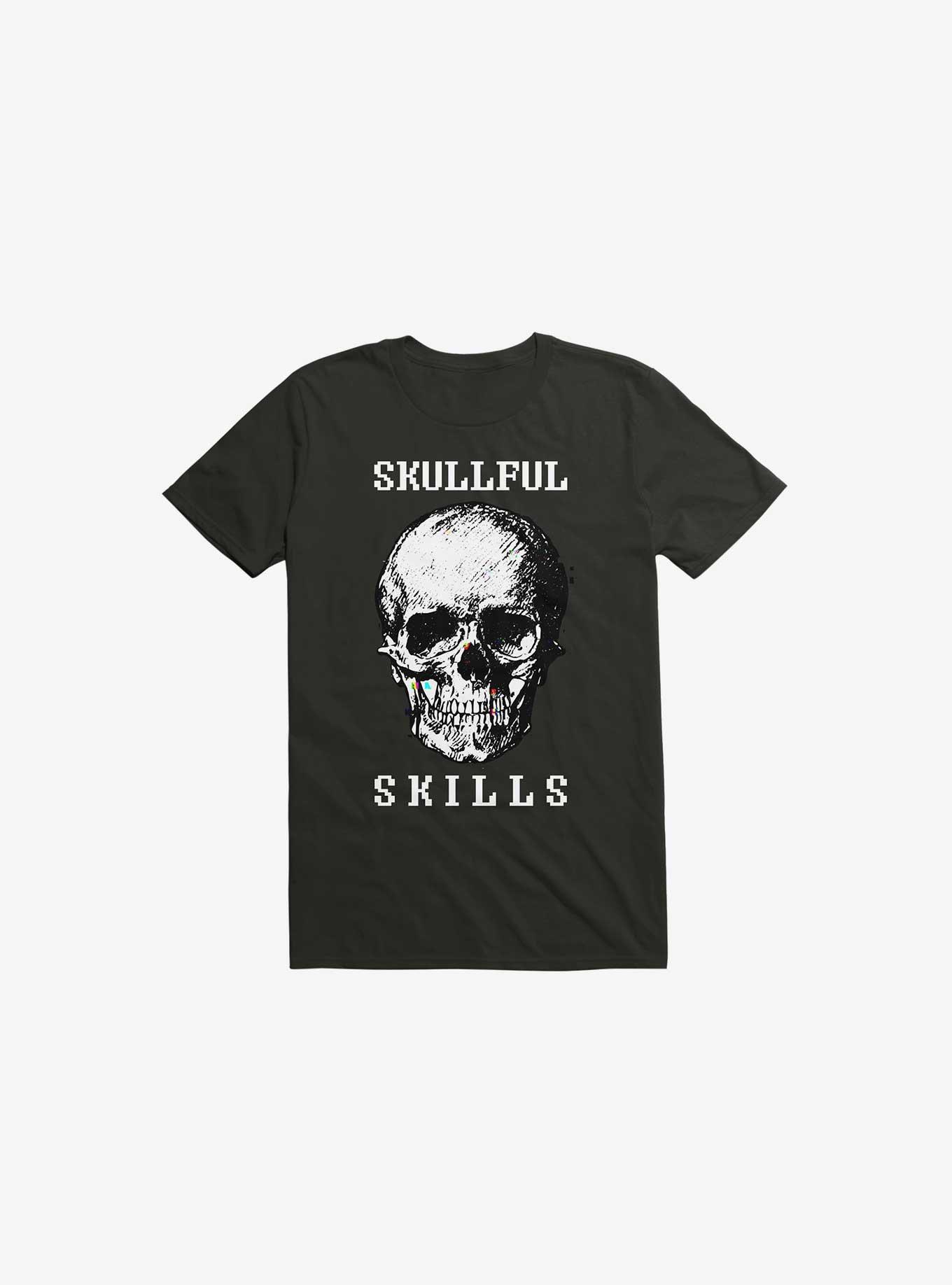 Skullful Skills T-Shirt, BLACK, hi-res
