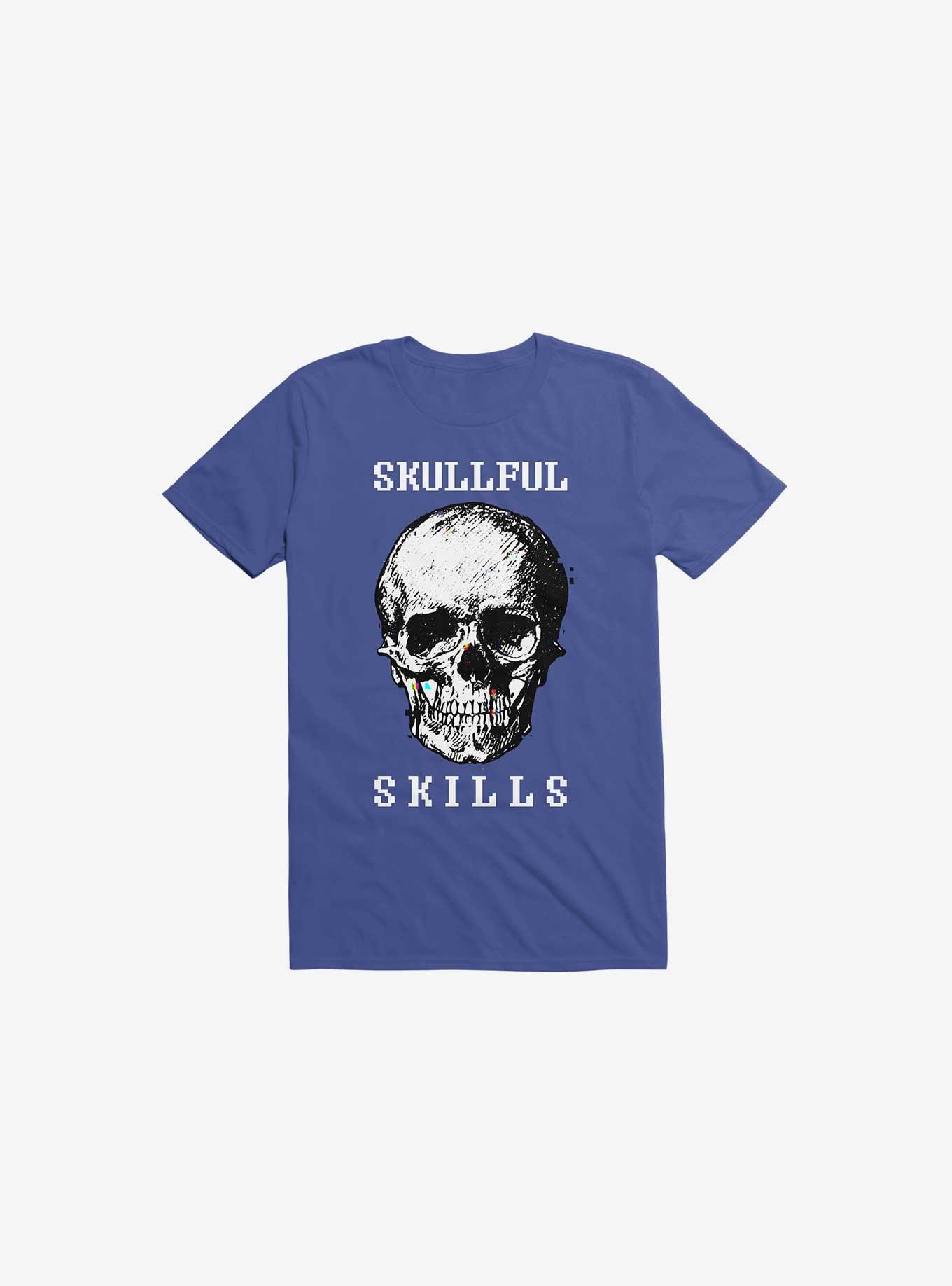 Skullful Skills T-Shirt, ROYAL, hi-res