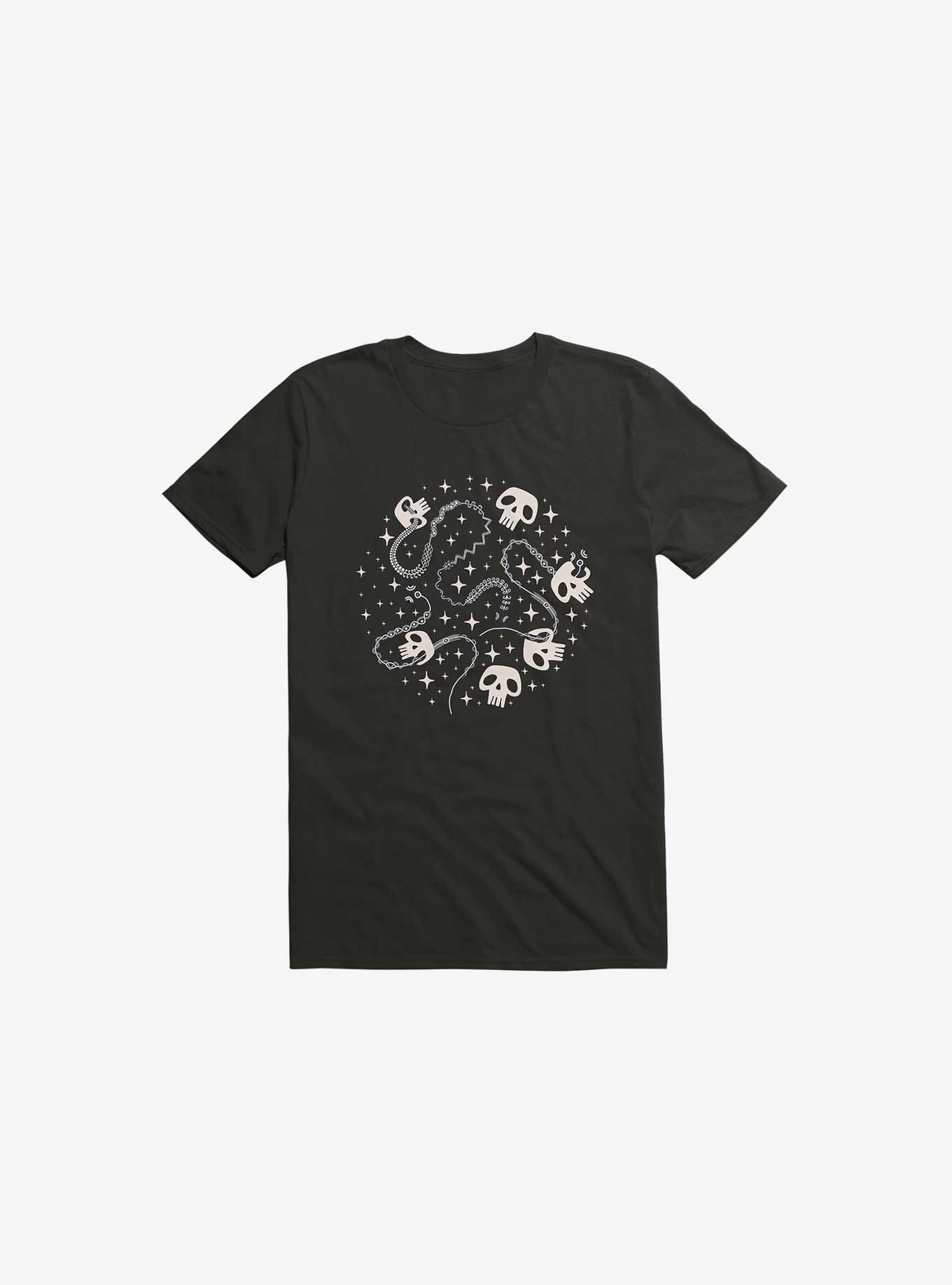Skulls and Snakes T-Shirt, BLACK, hi-res
