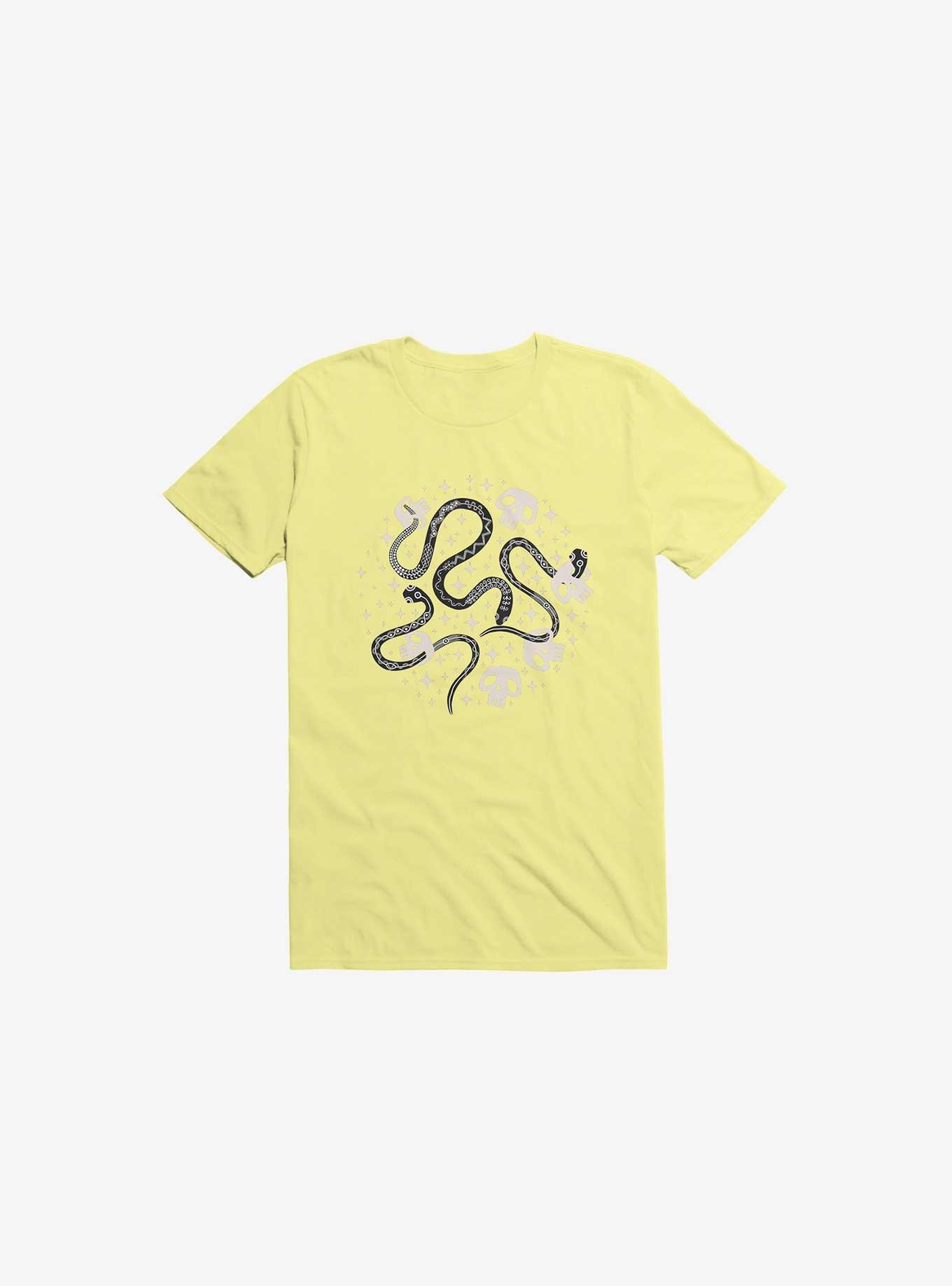 Skulls and Snakes T-Shirt, CORN SILK, hi-res