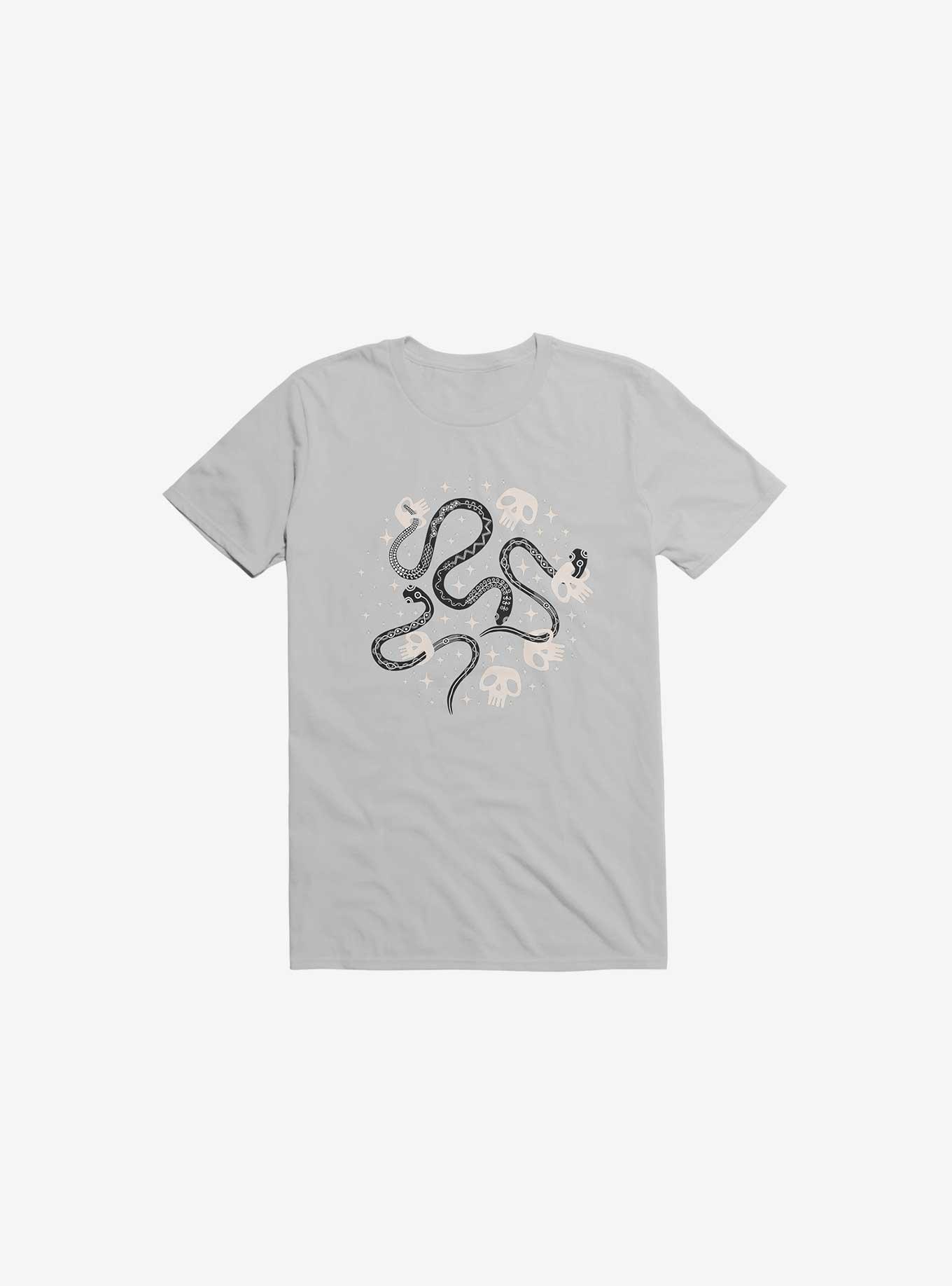 Skulls and Snakes T-Shirt, ICE GREY, hi-res