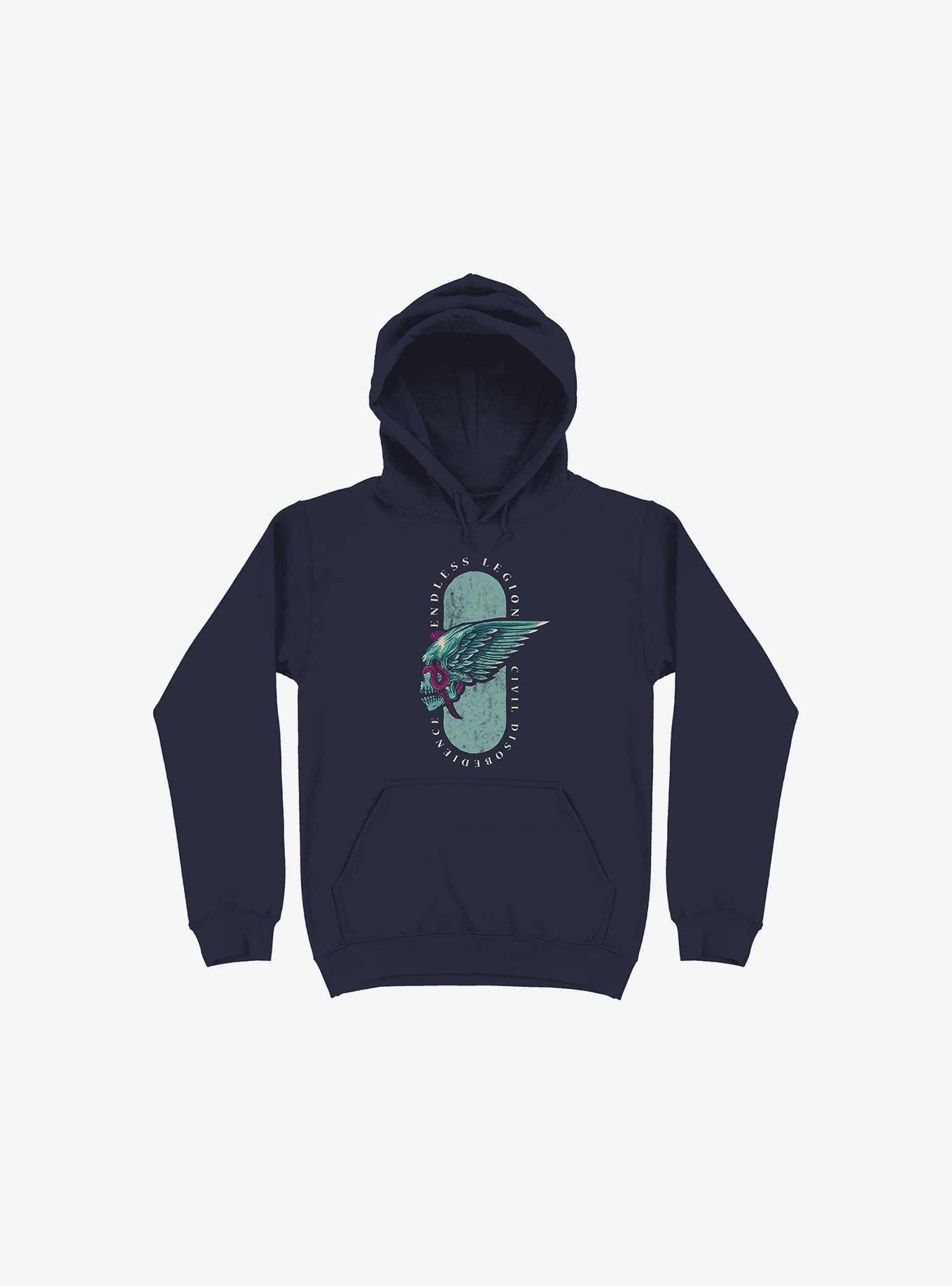 Endless Legion Hoodie, NAVY, hi-res