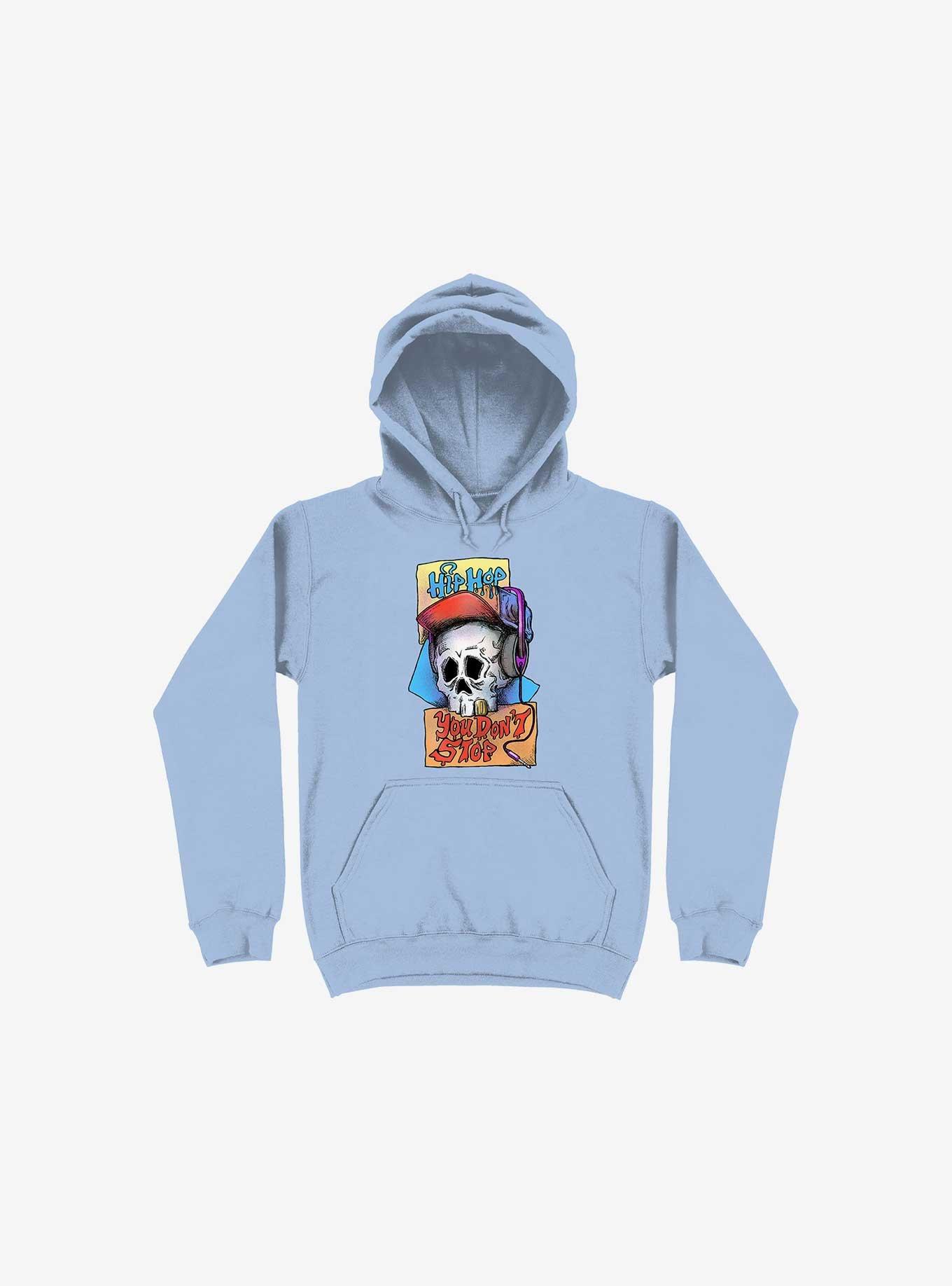 Hip Hop You Don't Stop Hoodie, LIGHT BLUE, hi-res