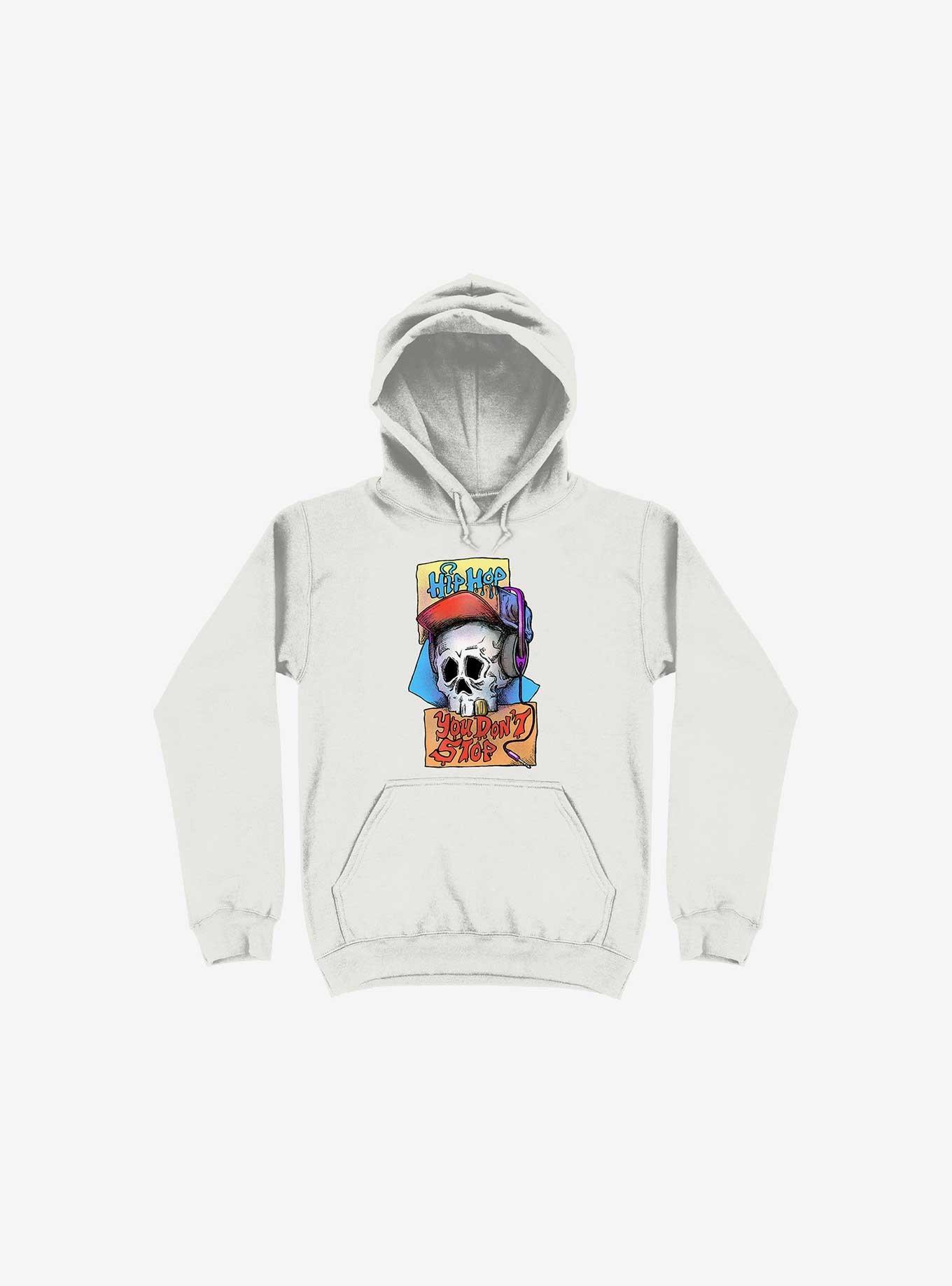 Hip Hop You Don't Stop Hoodie, WHITE, hi-res