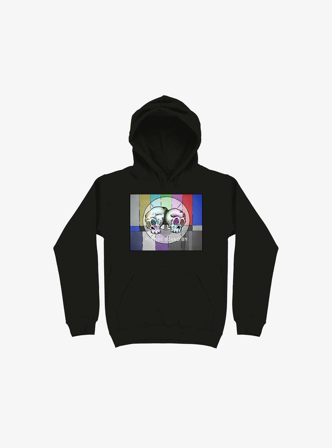 Please Stand By... Hoodie, BLACK, hi-res