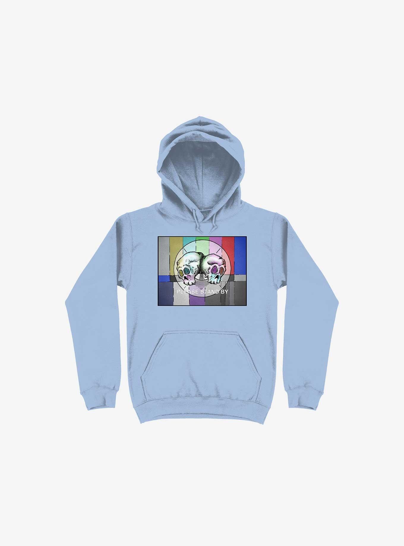 Please Stand By... Hoodie, LIGHT BLUE, hi-res