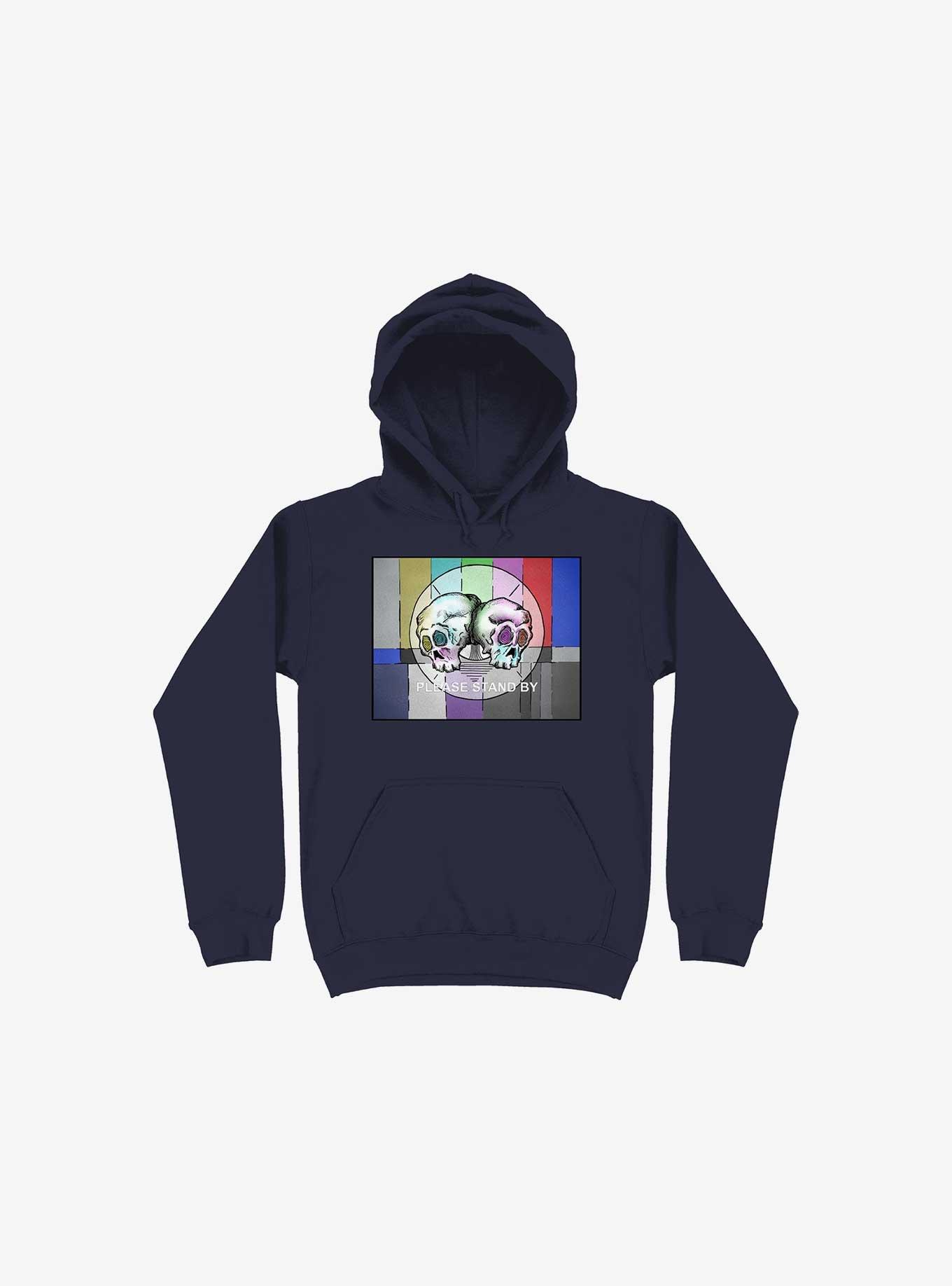 Please Stand By... Hoodie, NAVY, hi-res