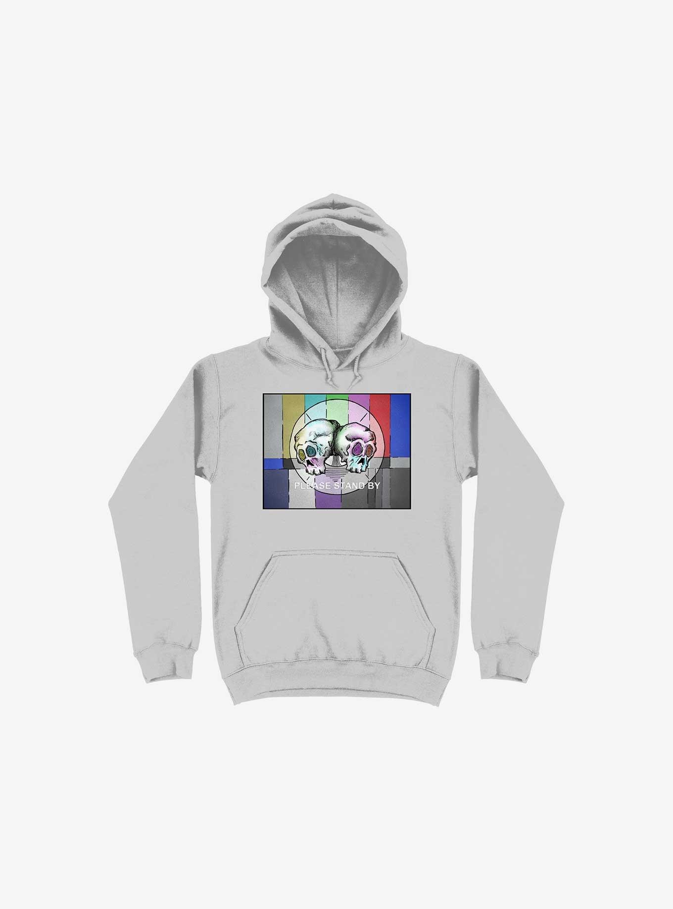 Please Stand By... Hoodie, SILVER, hi-res
