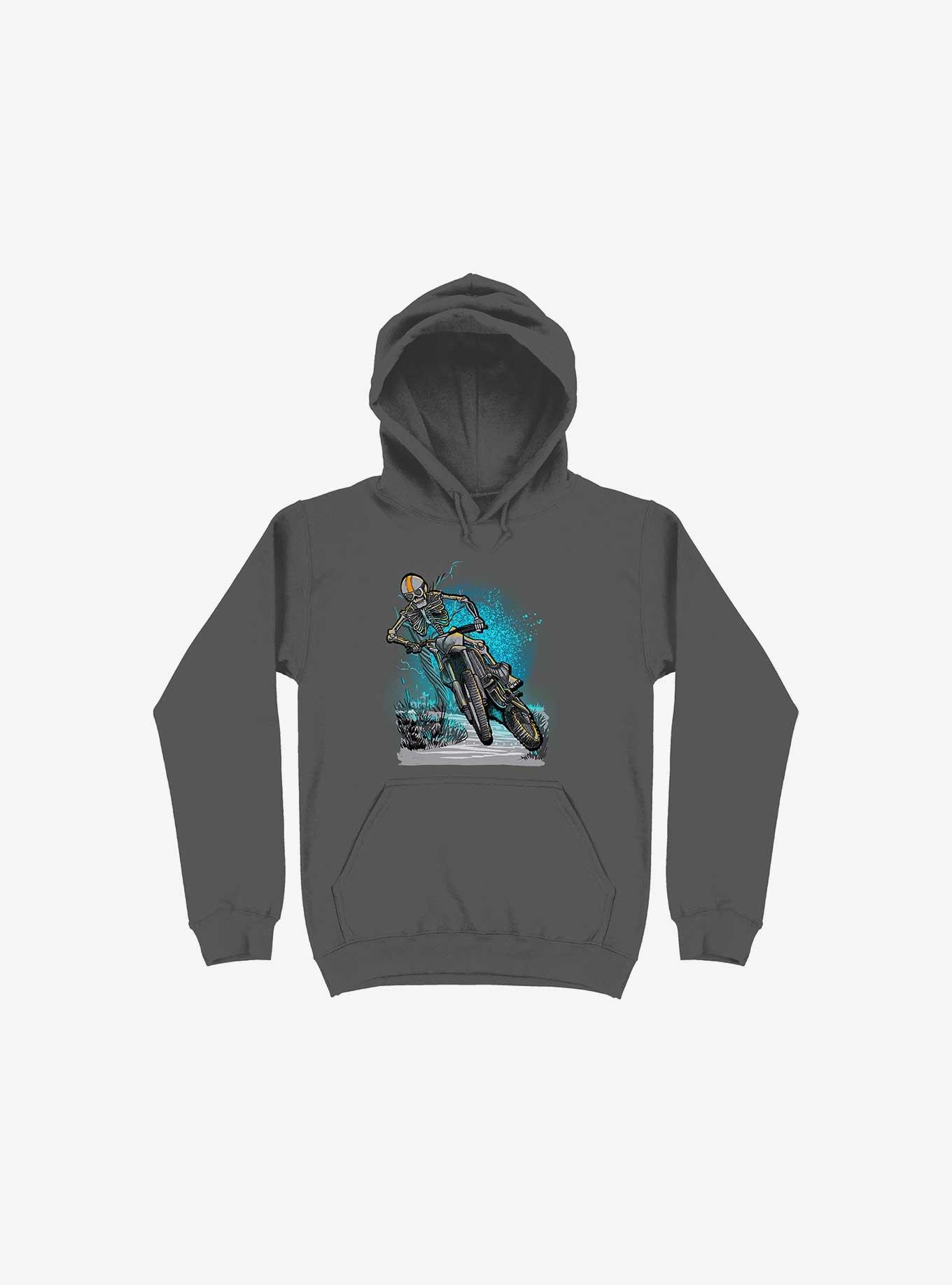 Skeleton Rider Hoodie, ASPHALT, hi-res