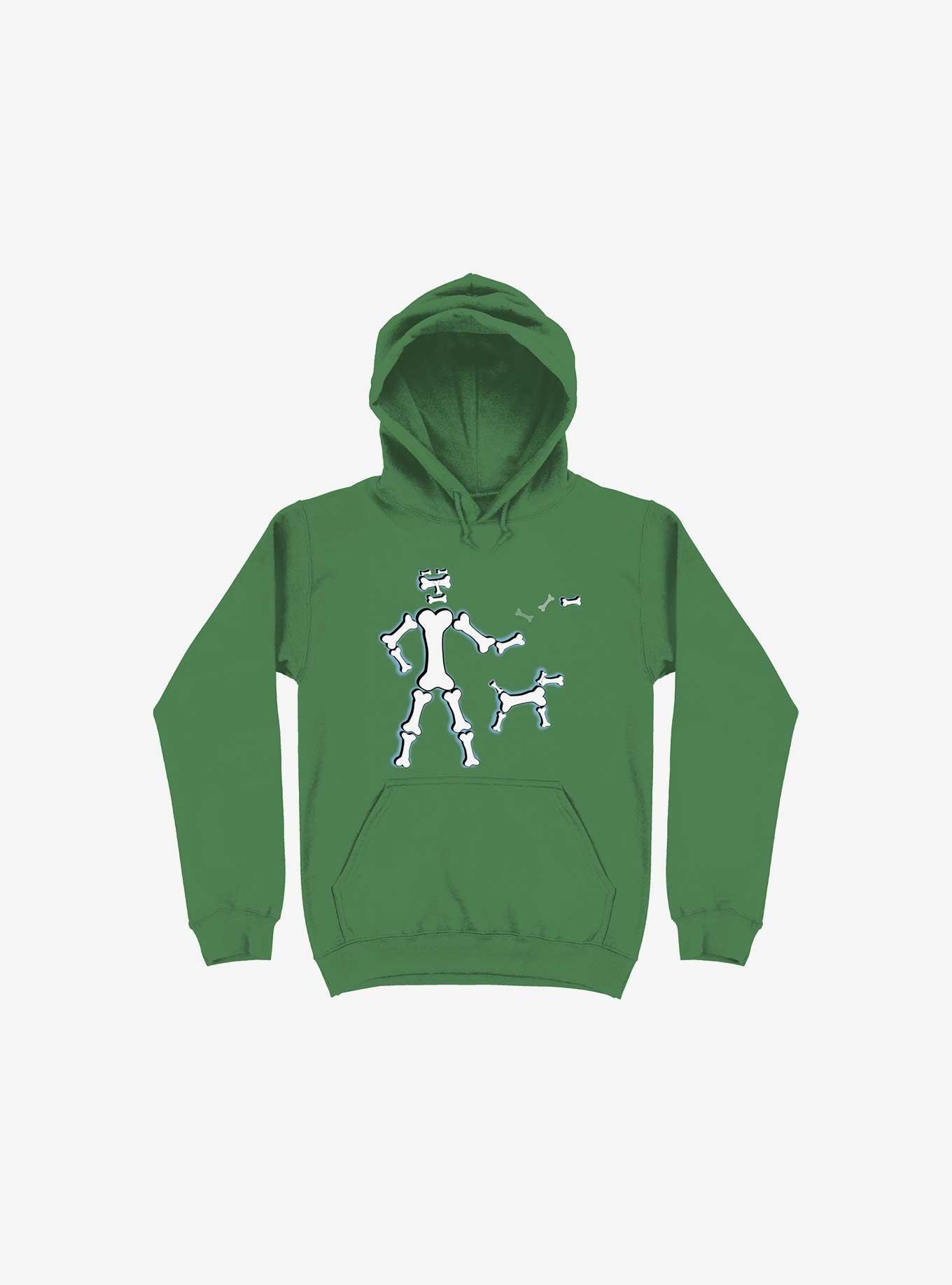 Skeleton?S Best Friend Hoodie, KELLY GREEN, hi-res