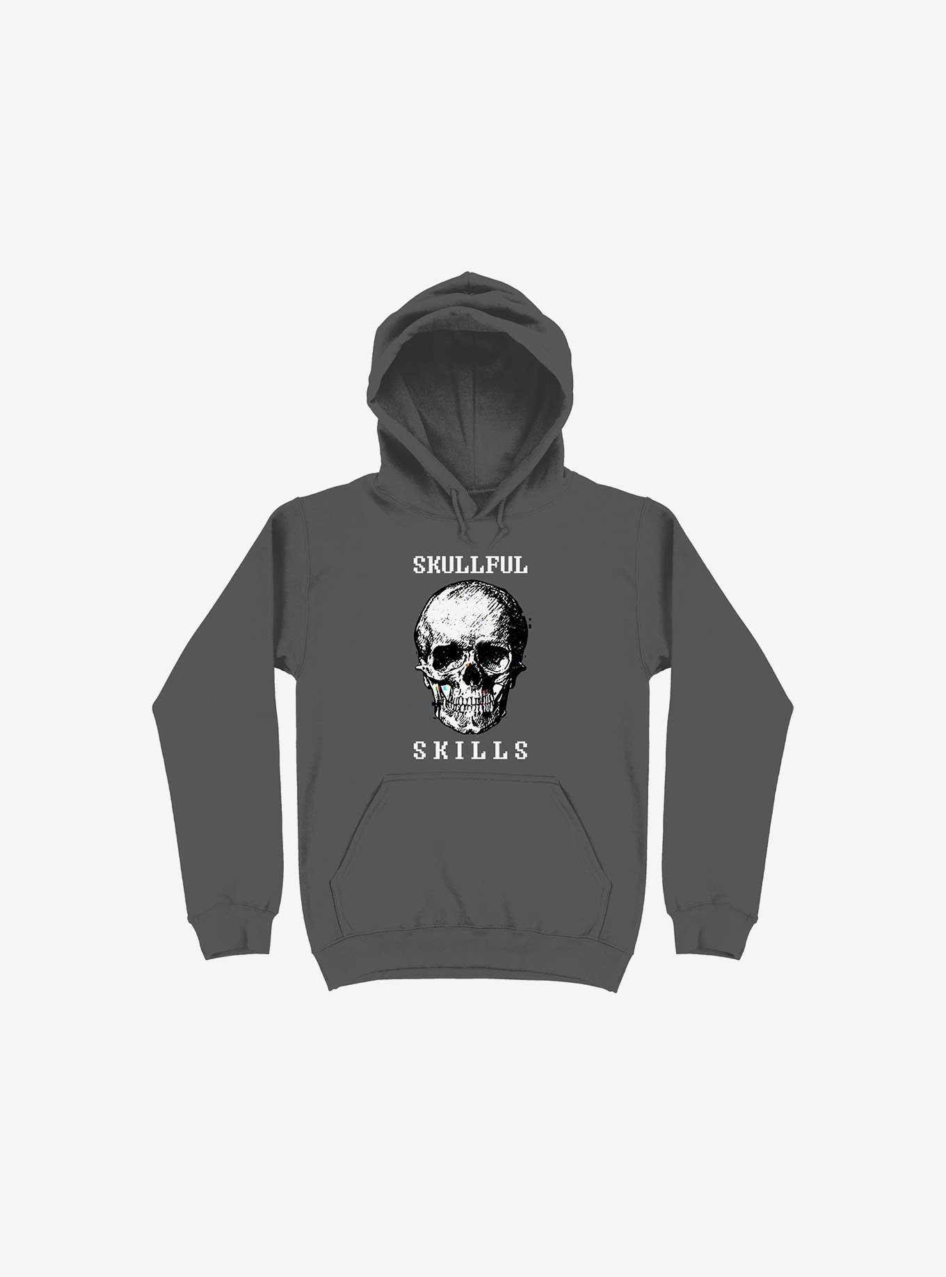 Skullful Skills Hoodie, ASPHALT, hi-res