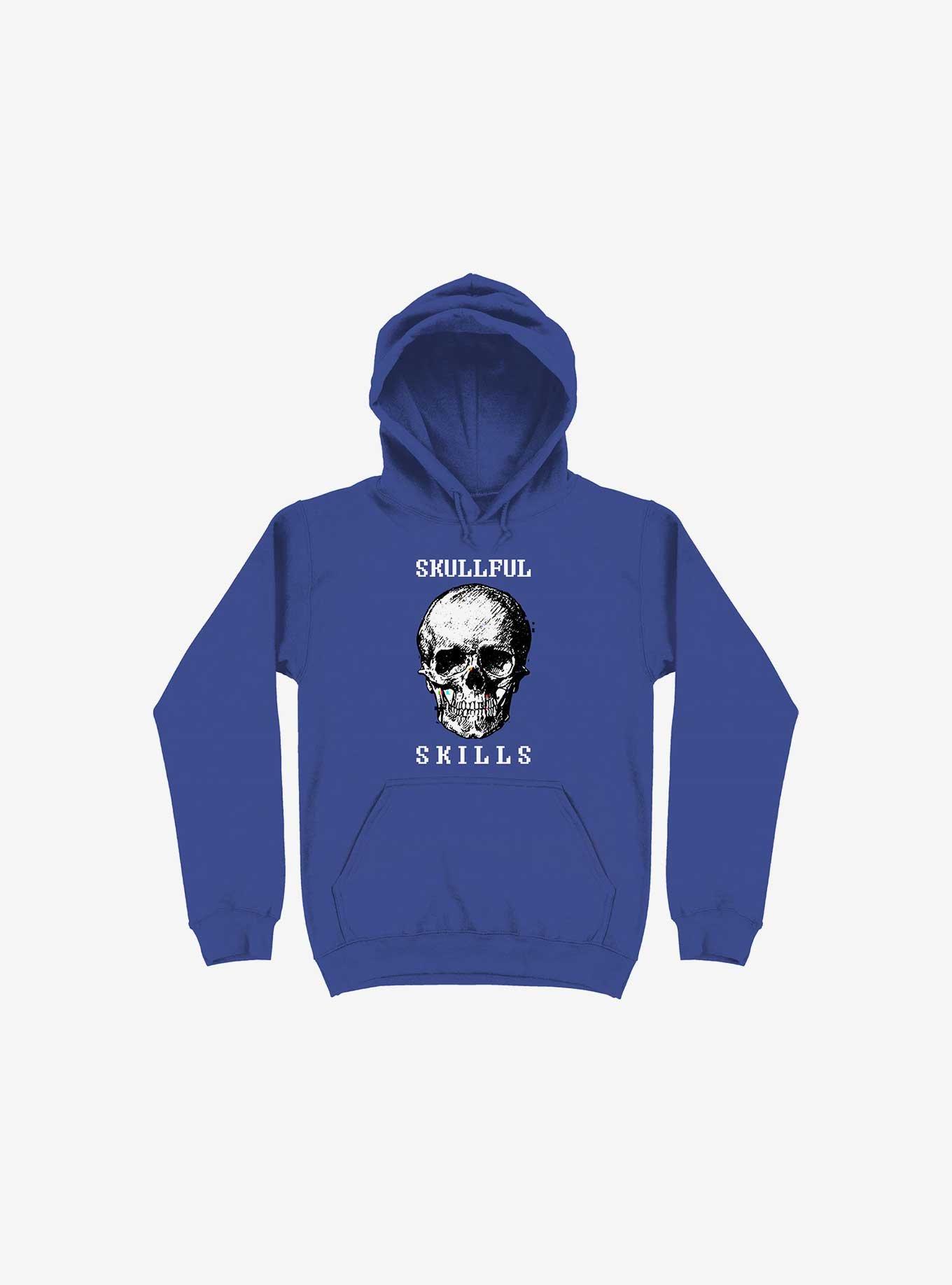 Skullful Skills Hoodie, ROYAL, hi-res