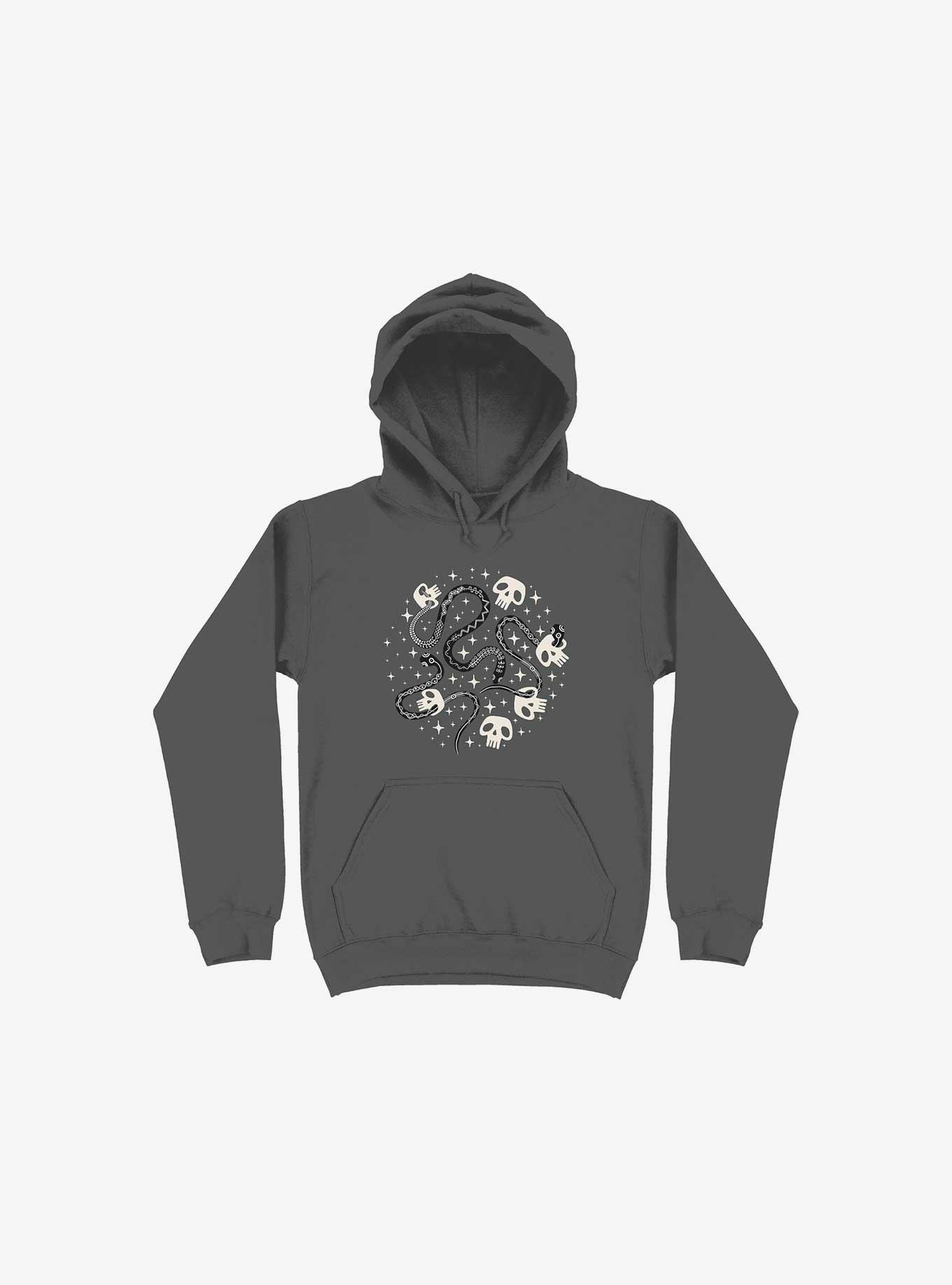 Skulls And Snakes Hoodie, ASPHALT, hi-res