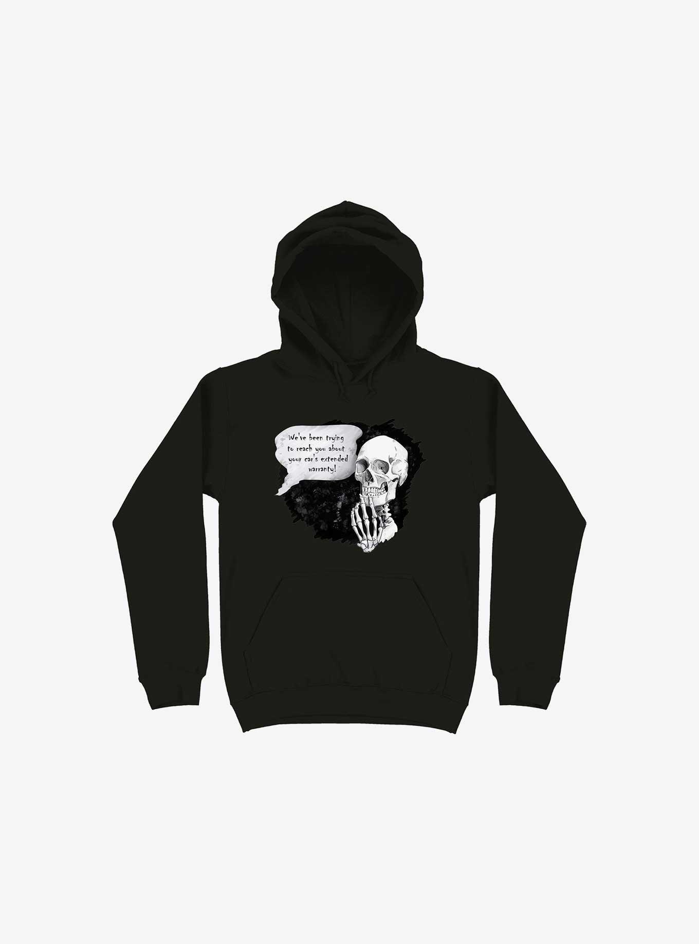We've Been Trying To Reach You... Hoodie, BLACK, hi-res