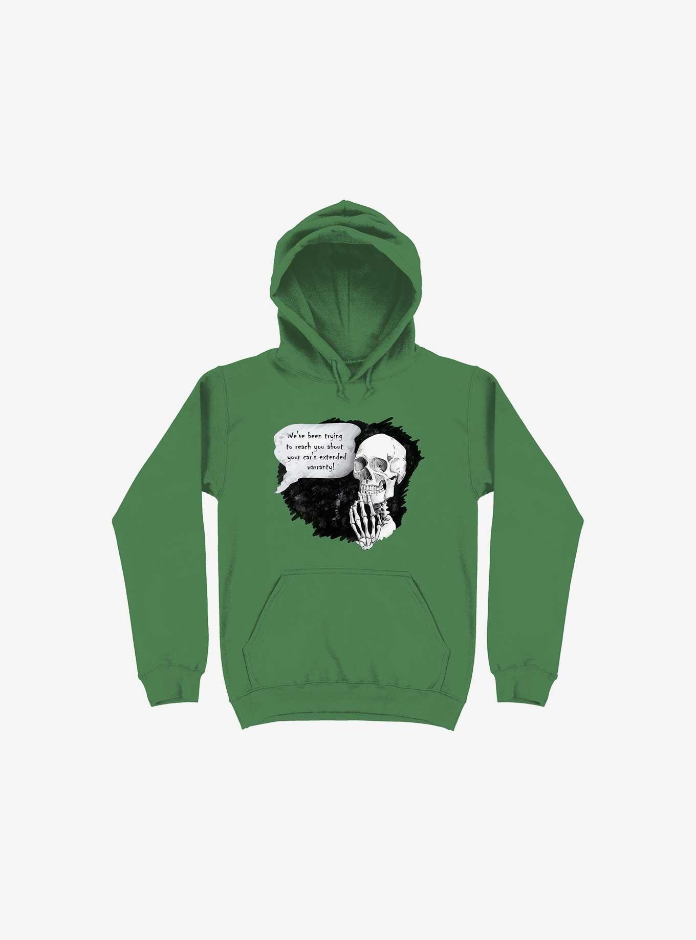 We've Been Trying To Reach You... Hoodie, KELLY GREEN, hi-res
