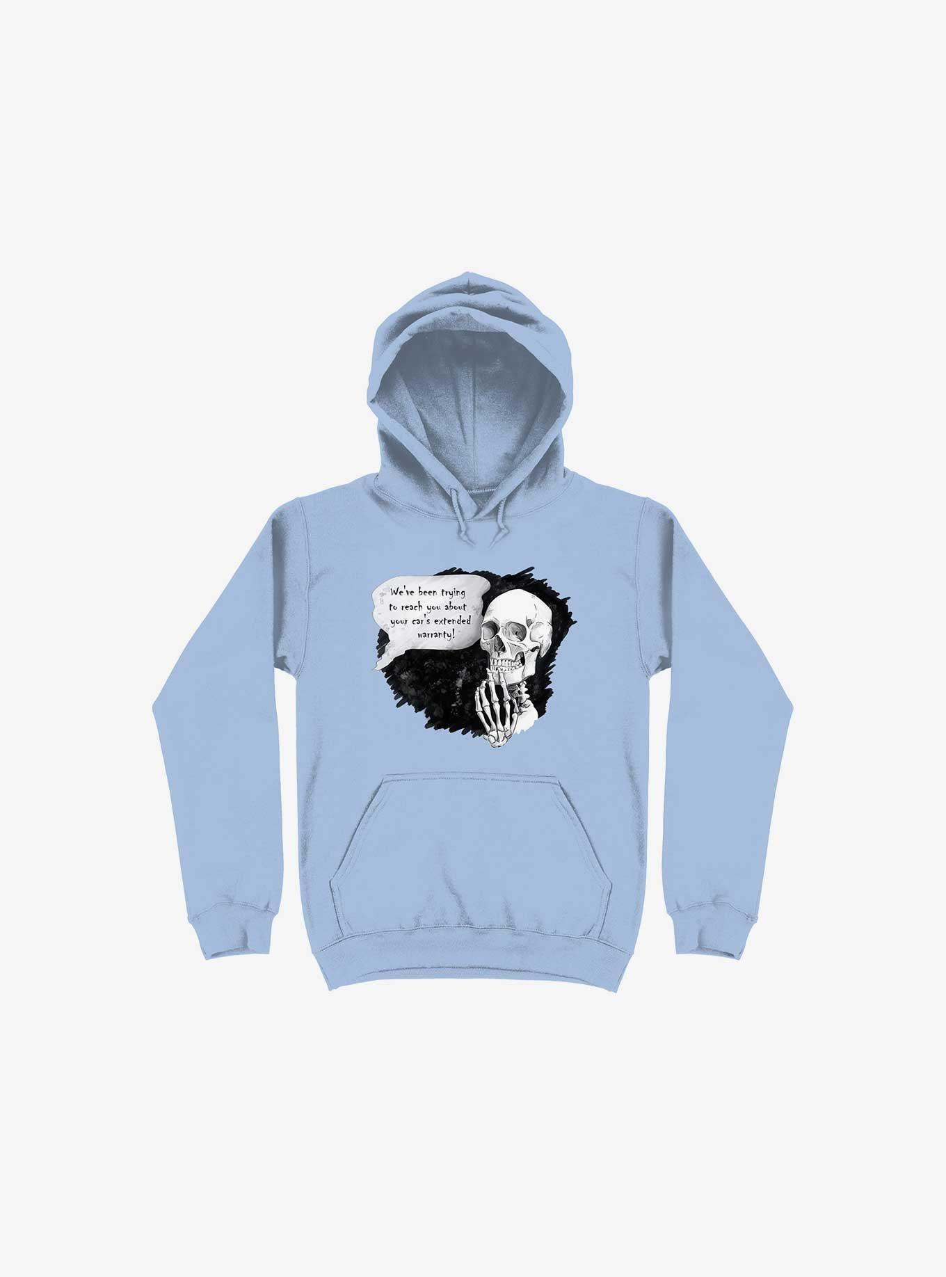 We've Been Trying To Reach You... Hoodie, LIGHT BLUE, hi-res
