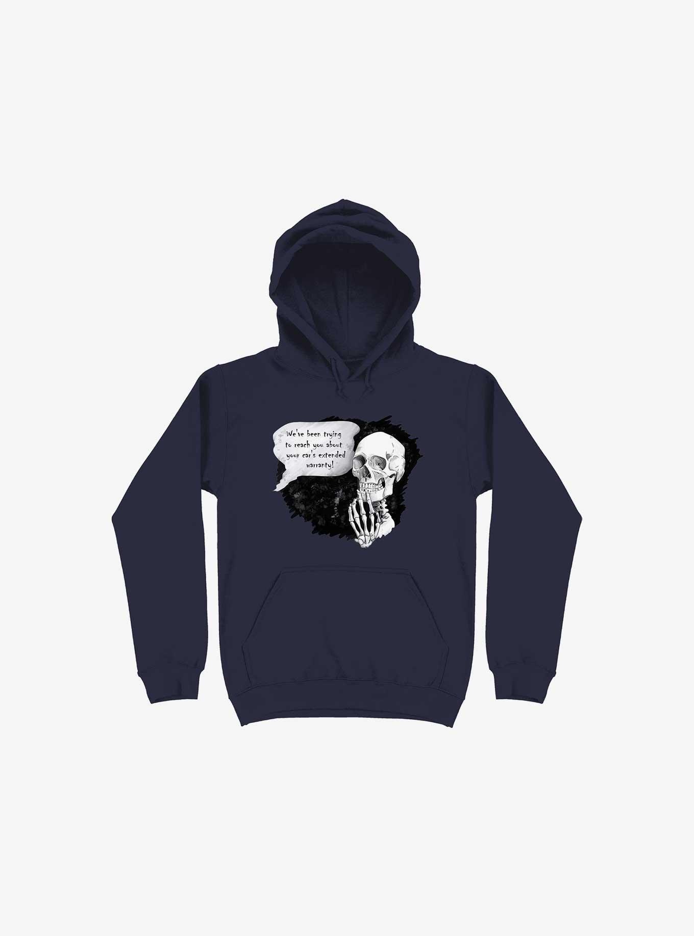 We've Been Trying To Reach You... Hoodie, NAVY, hi-res