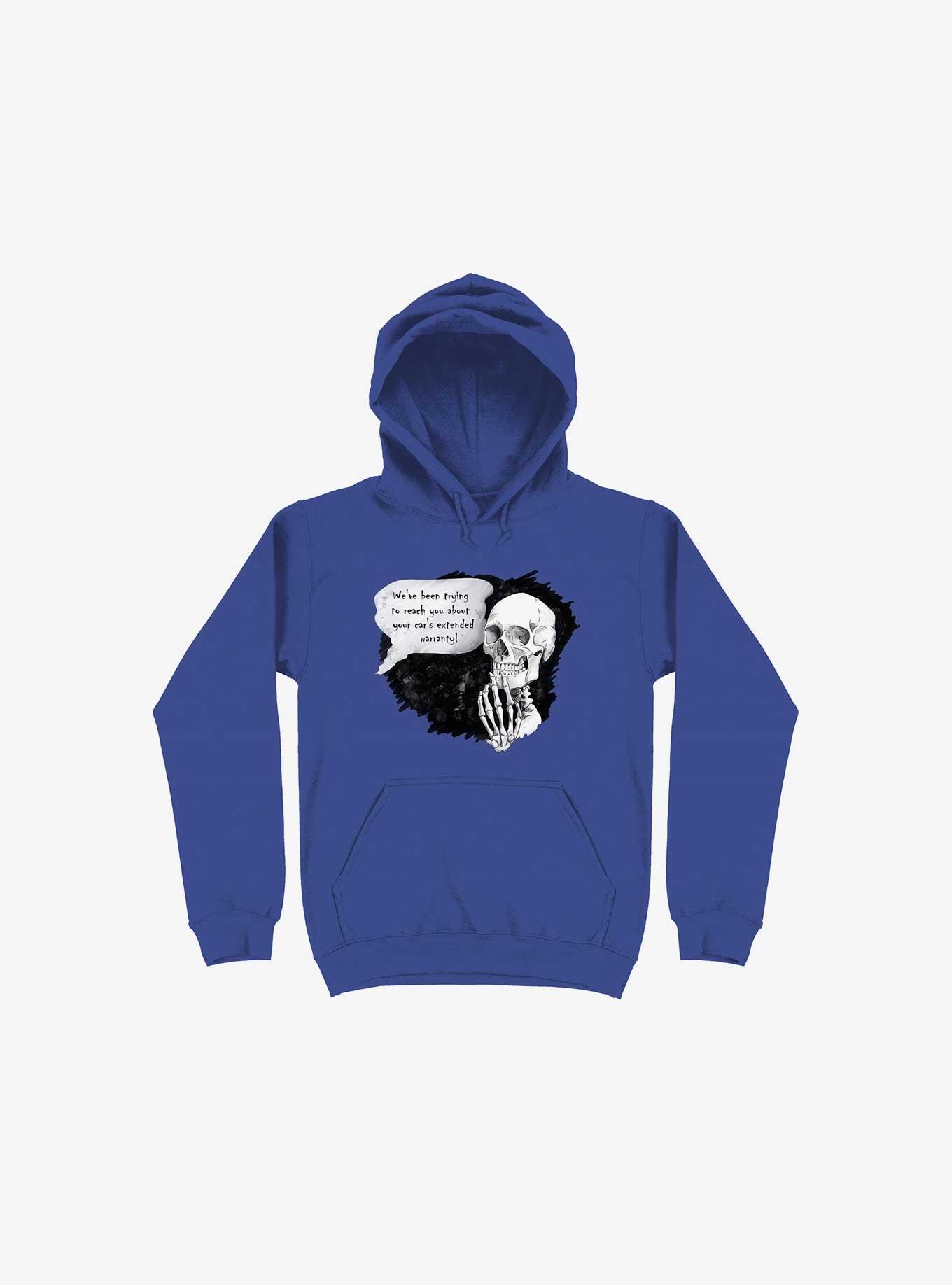 We've Been Trying To Reach You... Hoodie, ROYAL, hi-res