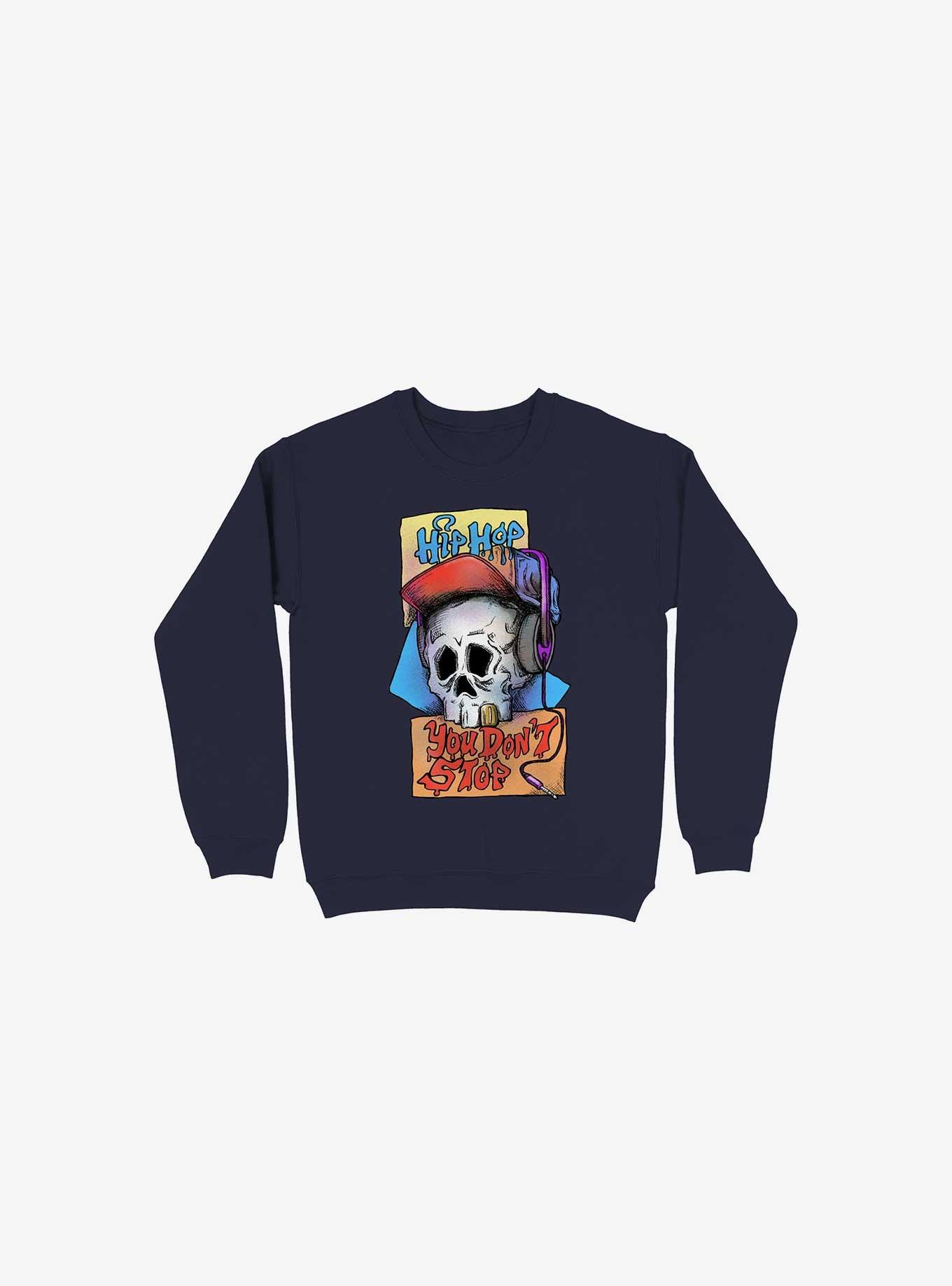 Hip Hop You Don't Stop - Sweatshirt, NAVY, hi-res