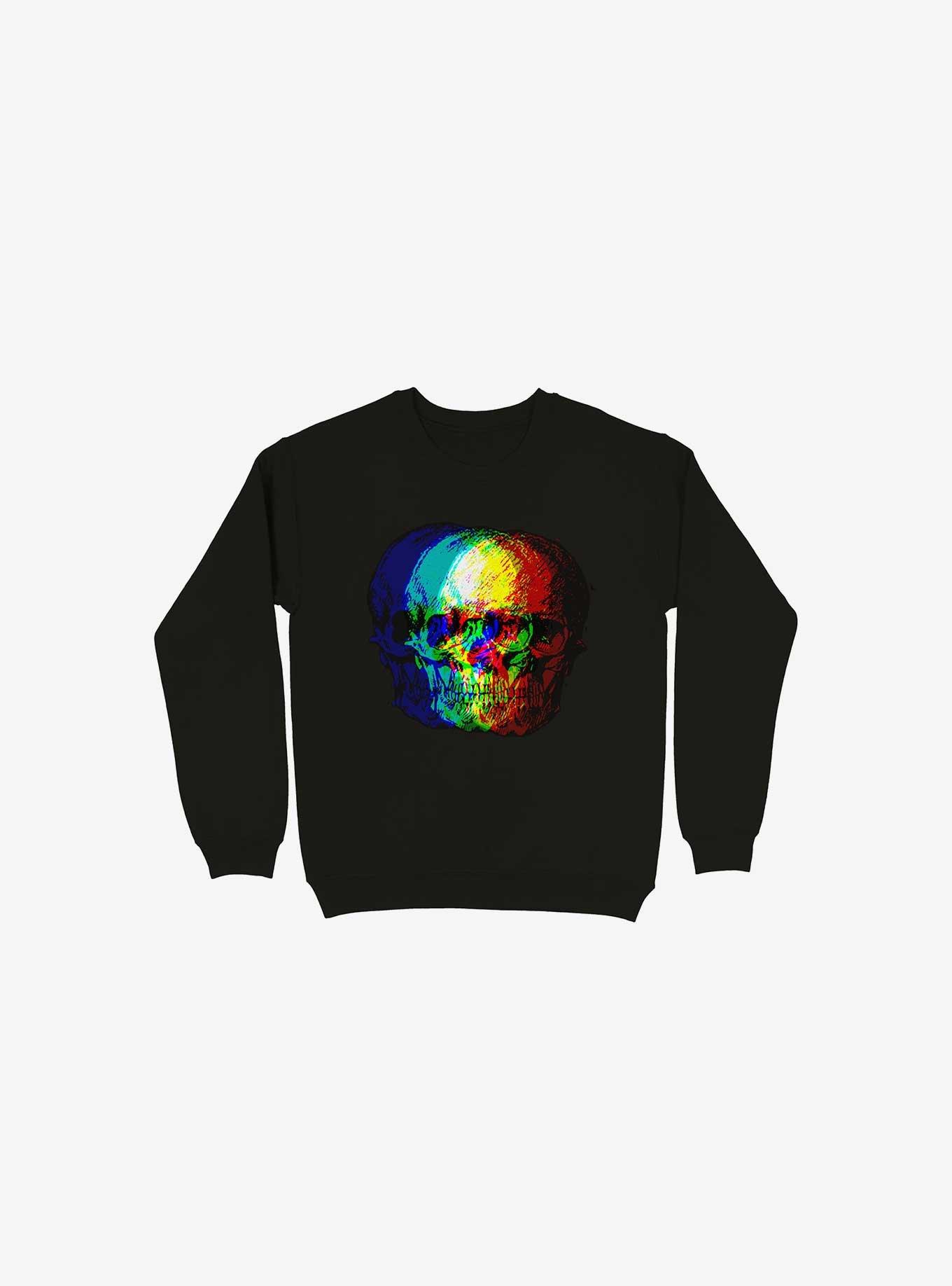 Holographic Skull Sweatshirt, , hi-res