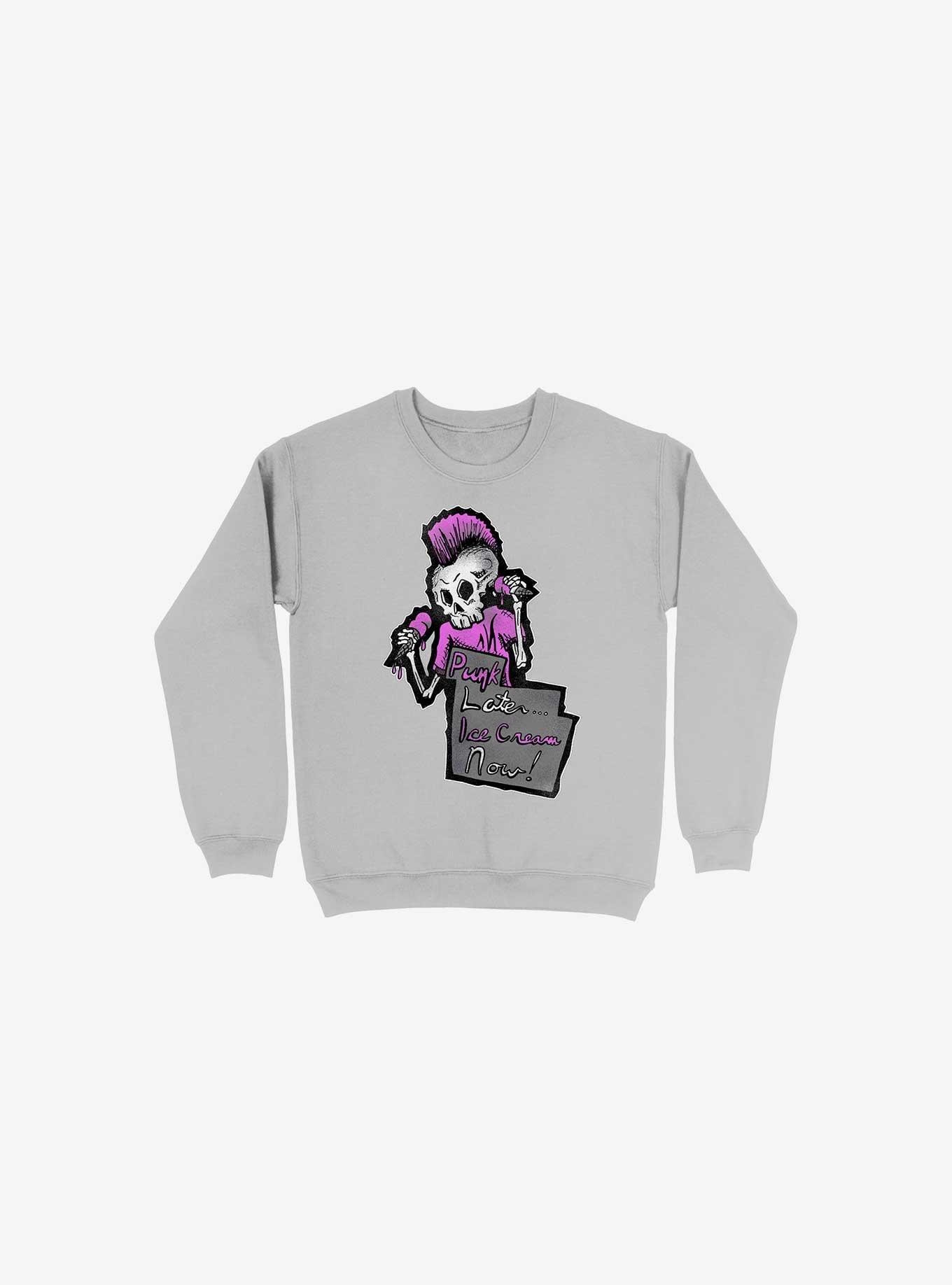 Punk Later, Ice Cream Now - Sweatshirt, , hi-res