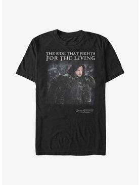 Plus Size Game Of Thrones Jon Snow Side That Fights For The Living T-Shirt, , hi-res