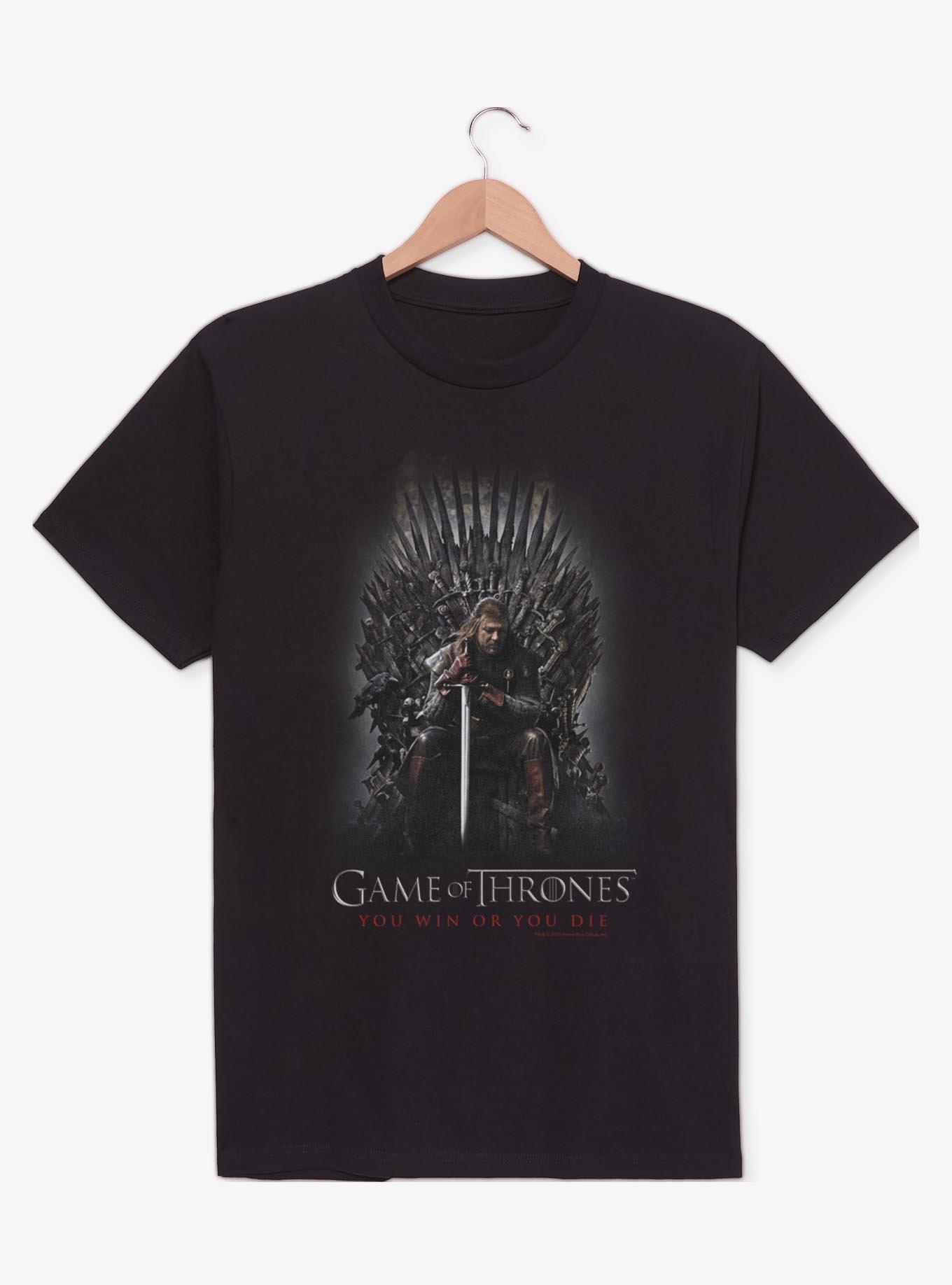 Game Of Thrones Ned Stark Iron Throne T-Shirt