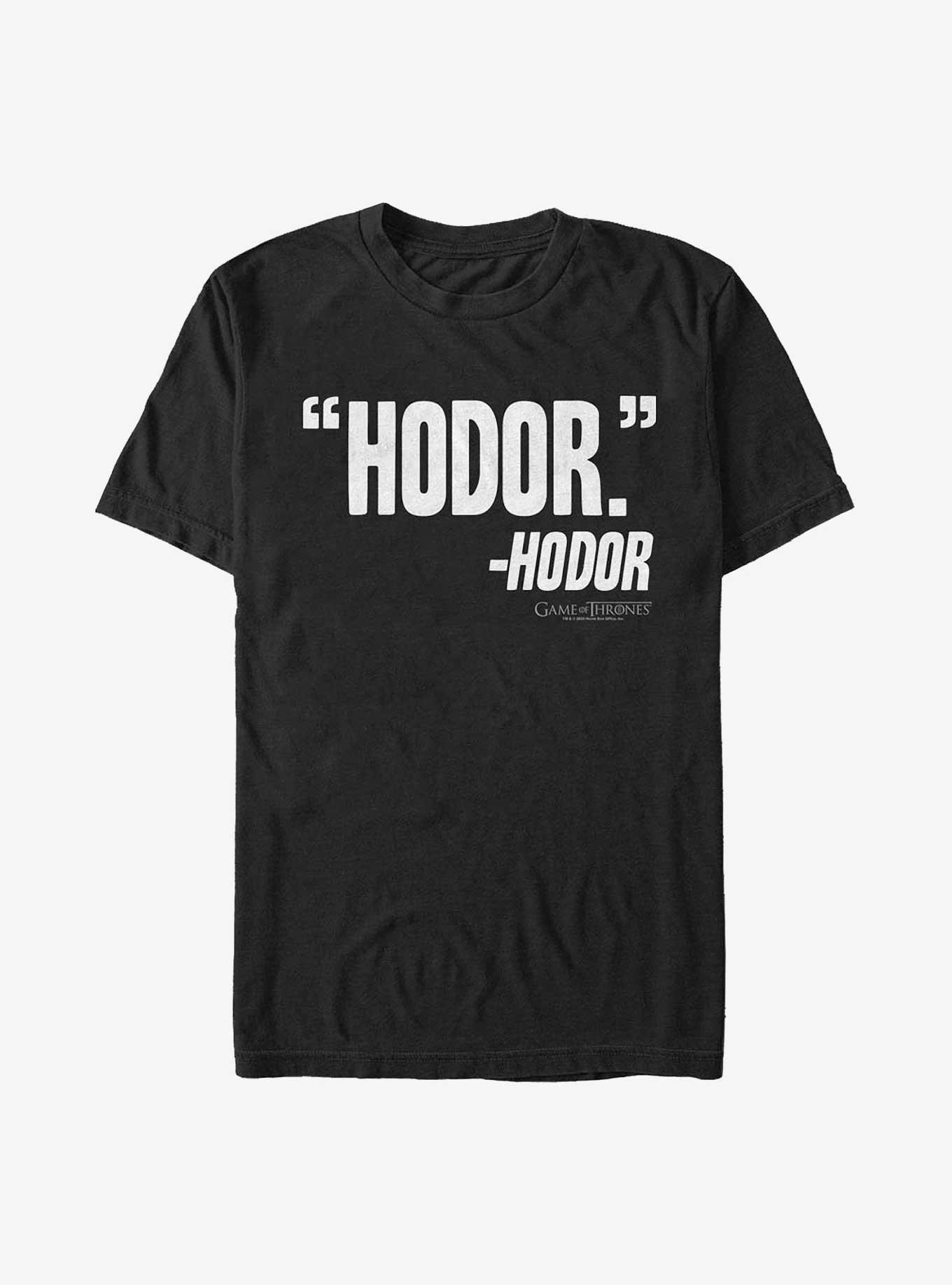 Game Of Thrones Hodor Says T-Shirt, , hi-res