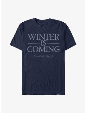 Plus Size Game Of Thrones Winter Is Coming Simple T-Shirt, , hi-res