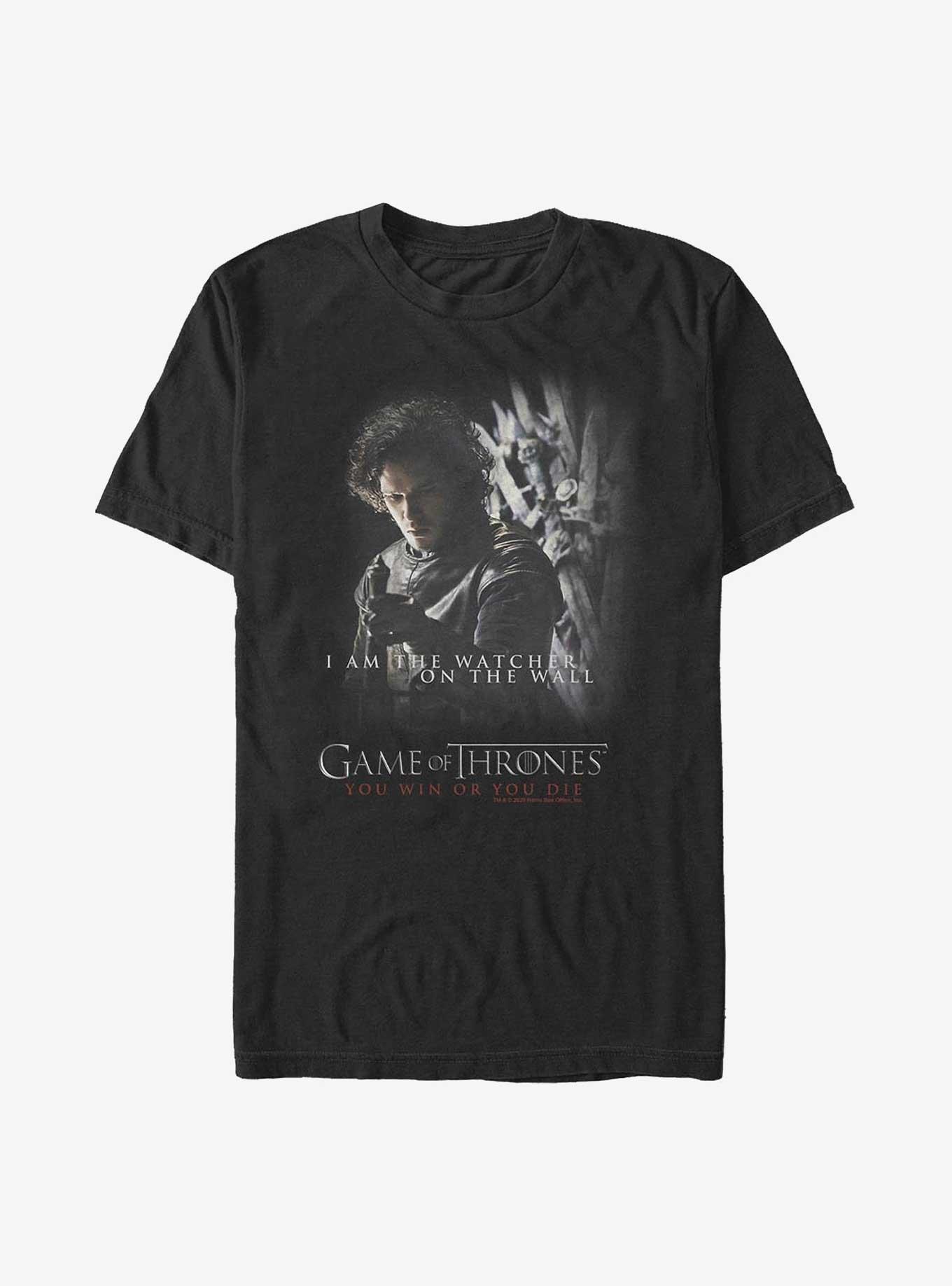 Game Of Thrones Jon Snow Watcher On The Wall T-Shirt, , hi-res