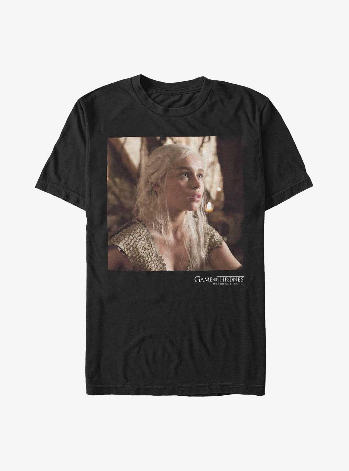 Game Of Thrones Daenerys Targaryen Looking T-Shirt, BLACK, hi-res