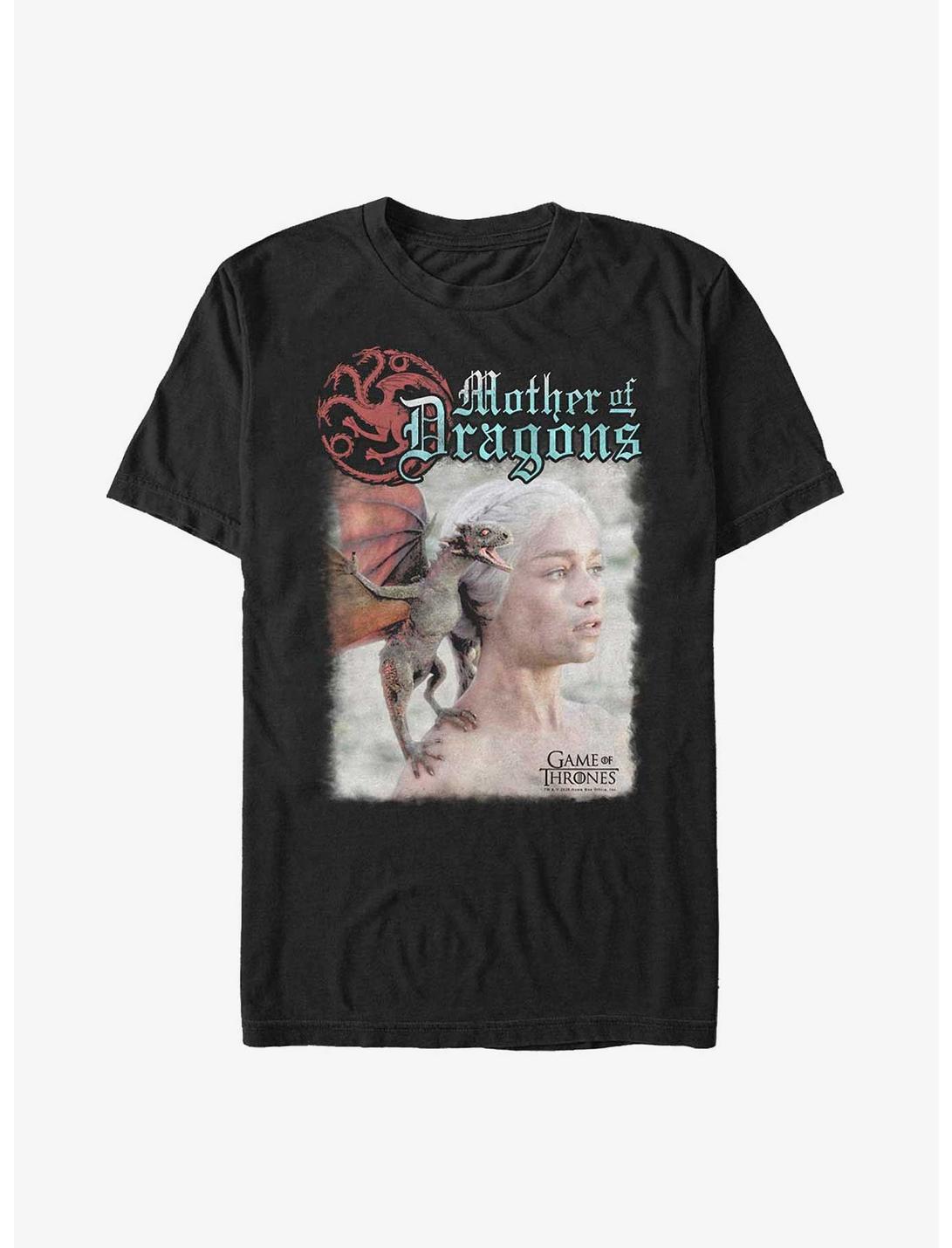 Game Of Thrones Daenerys Targaryen Mother Of Dragons T-Shirt, BLACK, hi-res