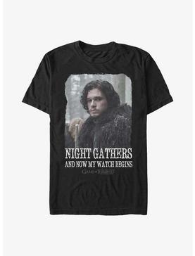 Game Of Thrones My Watch Begins Jon Snow T-Shirt, , hi-res
