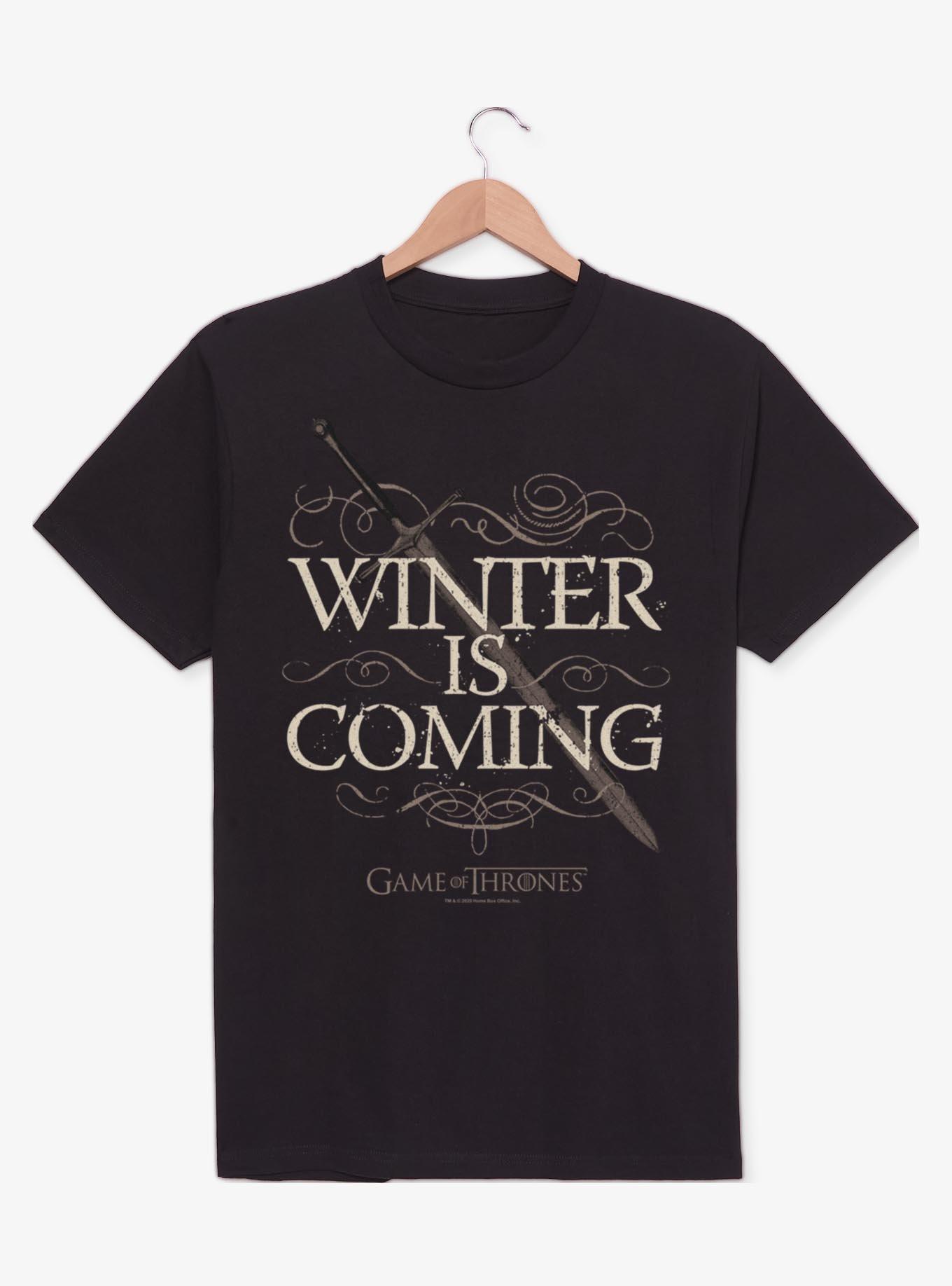 Game Of Thrones Winter Is Coming Sword T-Shirt
