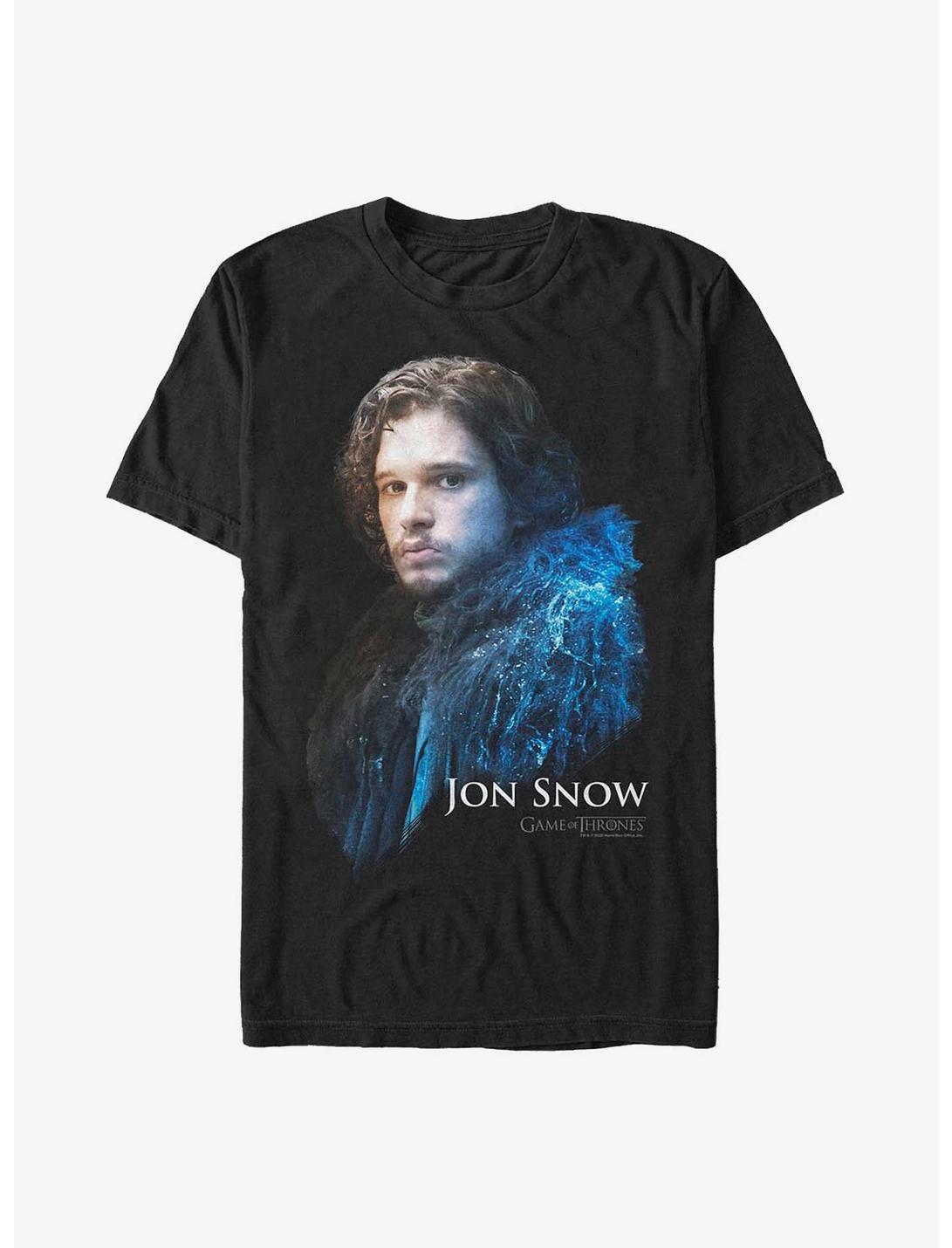 Plus Size Game Of Thrones Jon Snow T-Shirt, BLACK, hi-res